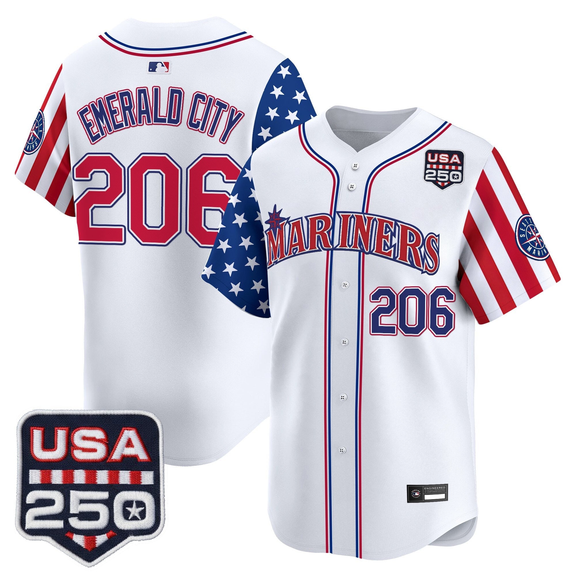 SEA "America250 Edition" Vapor Premier Limited Jersey - Stitched