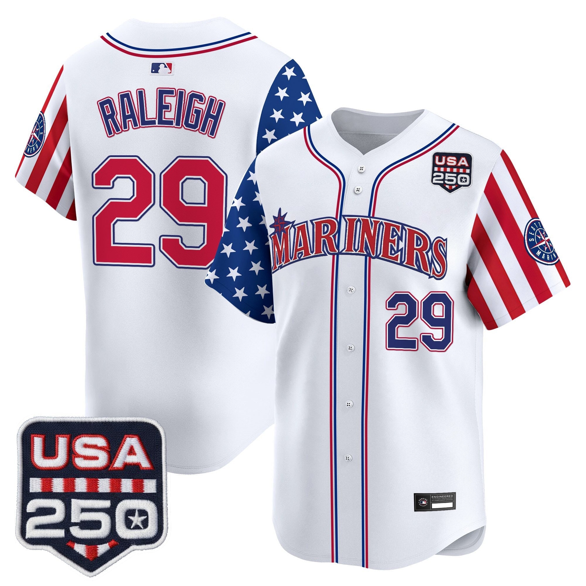 SEA "America250 Edition" Vapor Premier Limited Jersey - Stitched