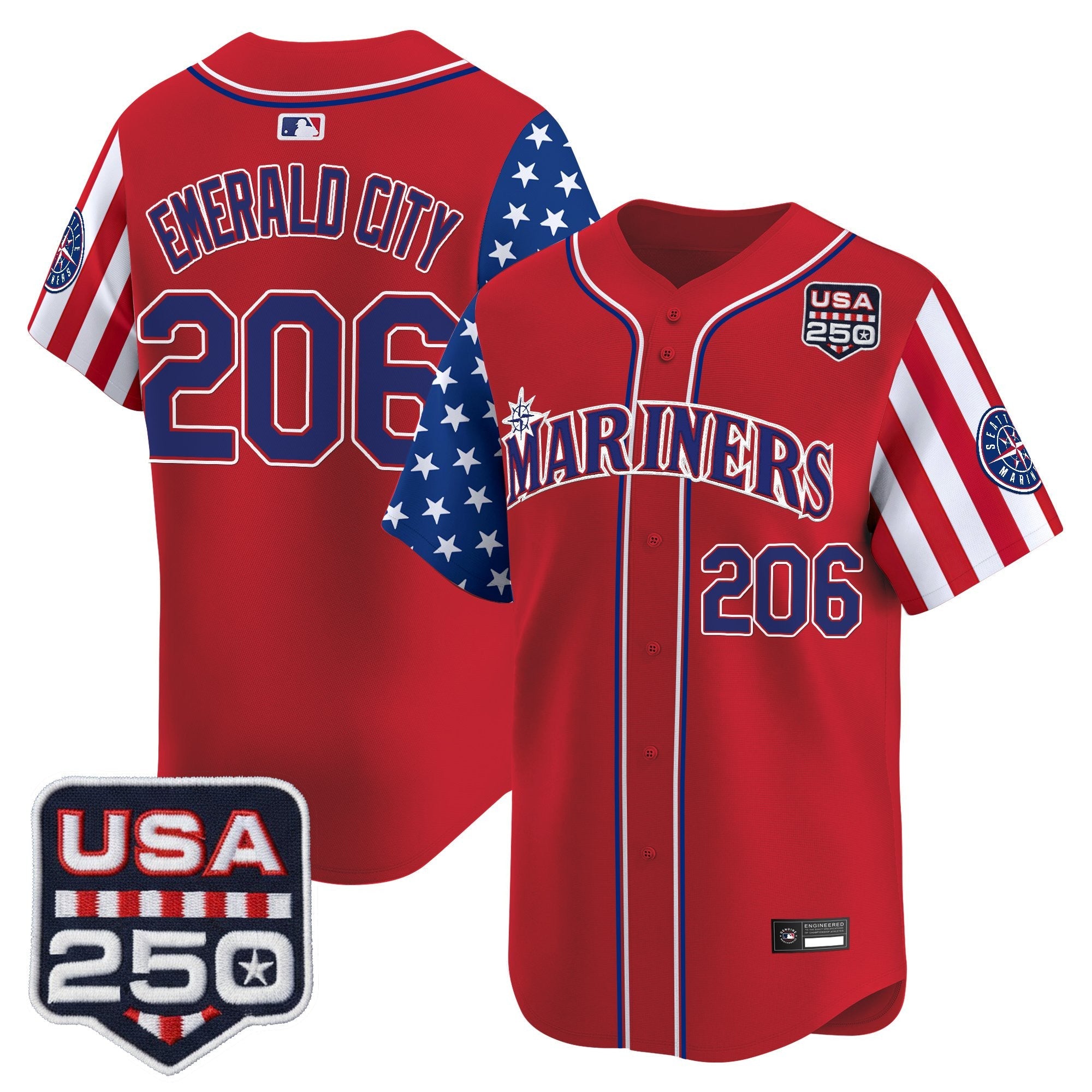 SEA "America250 Edition" Vapor Premier Limited Jersey - Stitched