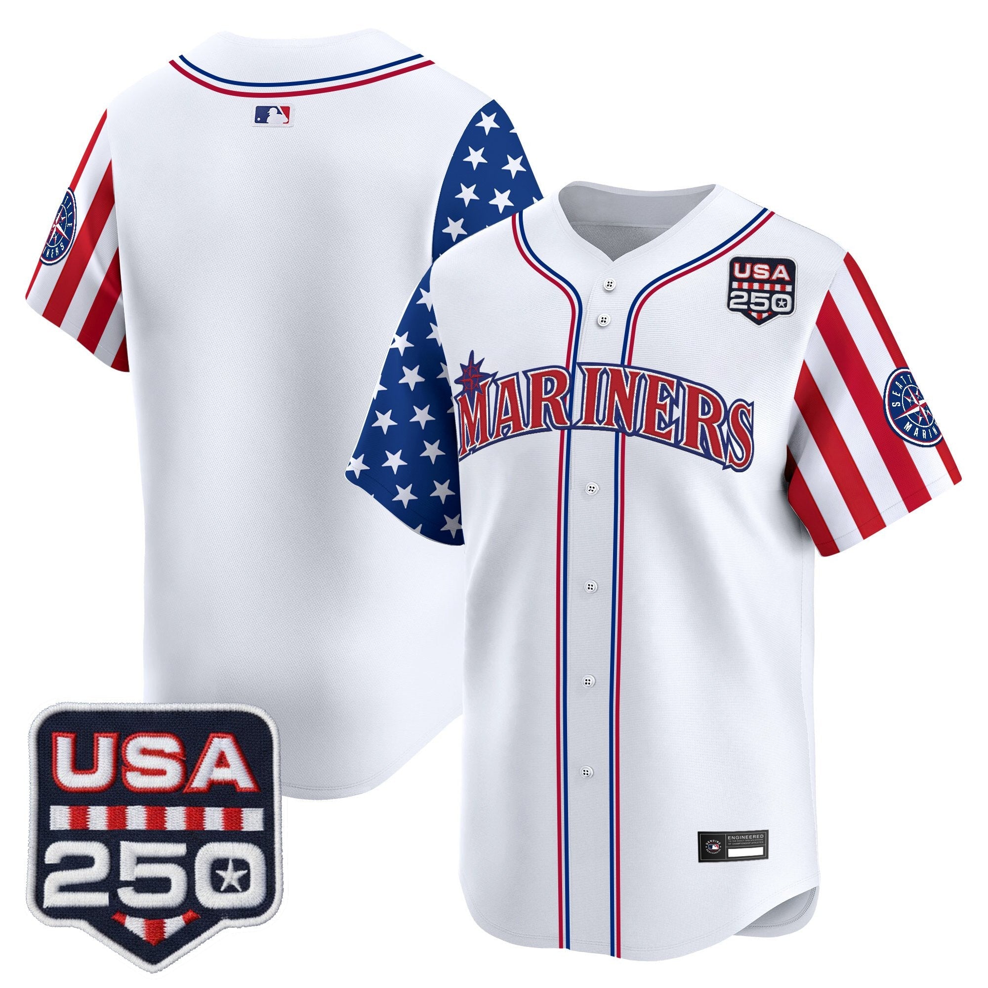 SEA "America250 Edition" Vapor Premier Limited Jersey - Stitched
