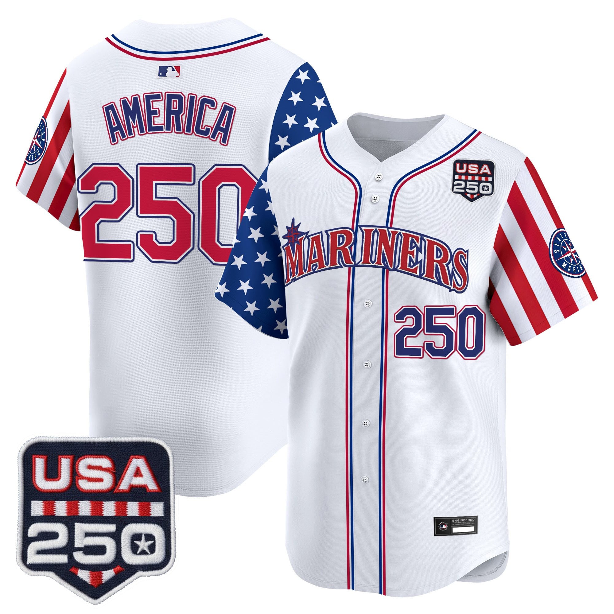 SEA "America250 Edition" Vapor Premier Limited Jersey - Stitched