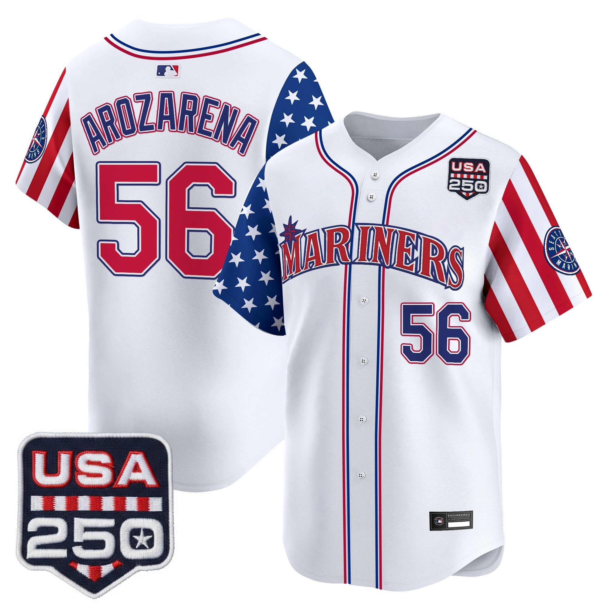 SEA "America250 Edition" Vapor Premier Limited Jersey - Stitched
