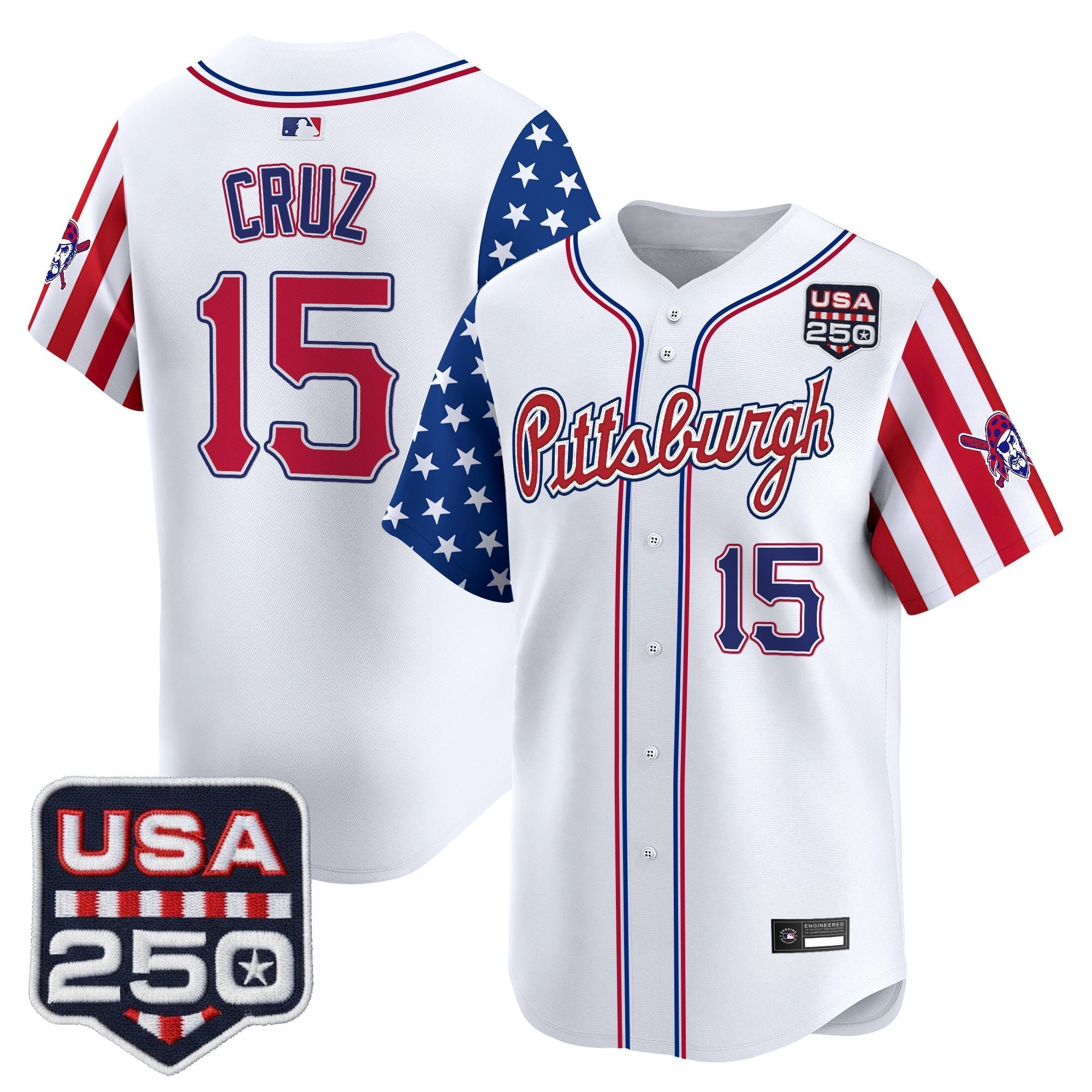 PIT "America250 Edition" Vapor Premier Limited Jersey - Stitched