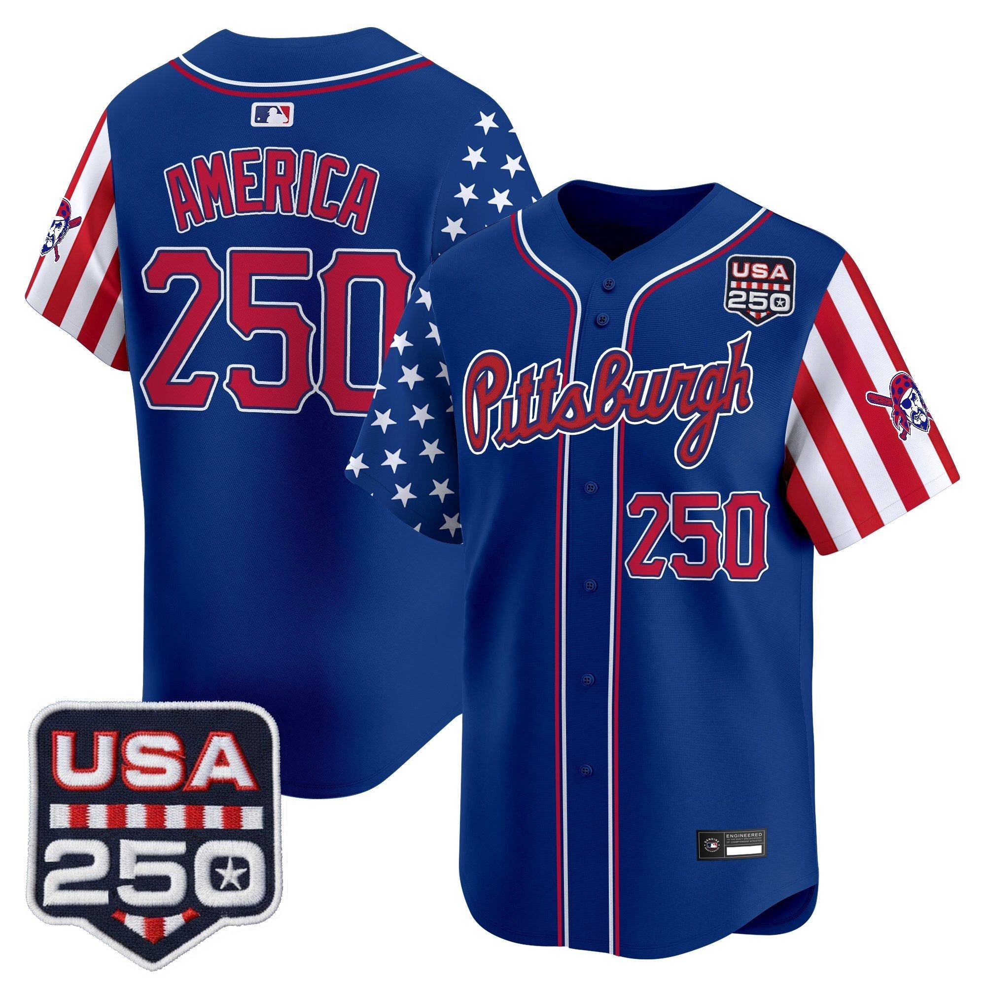 PIT "America250 Edition" Vapor Premier Limited Jersey - Stitched