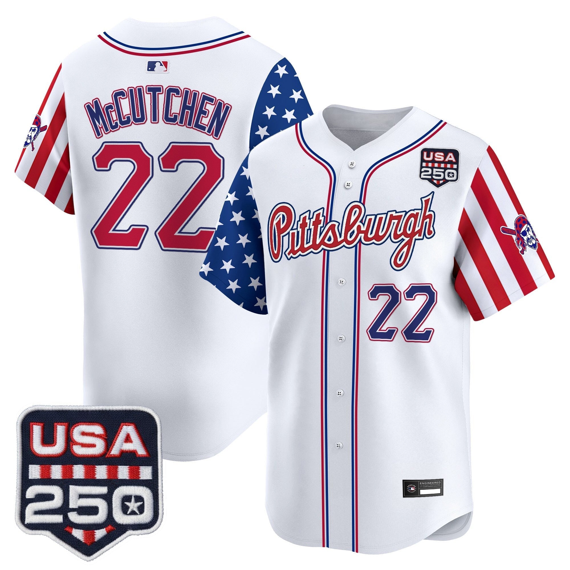 PIT "America250 Edition" Vapor Premier Limited Jersey - Stitched