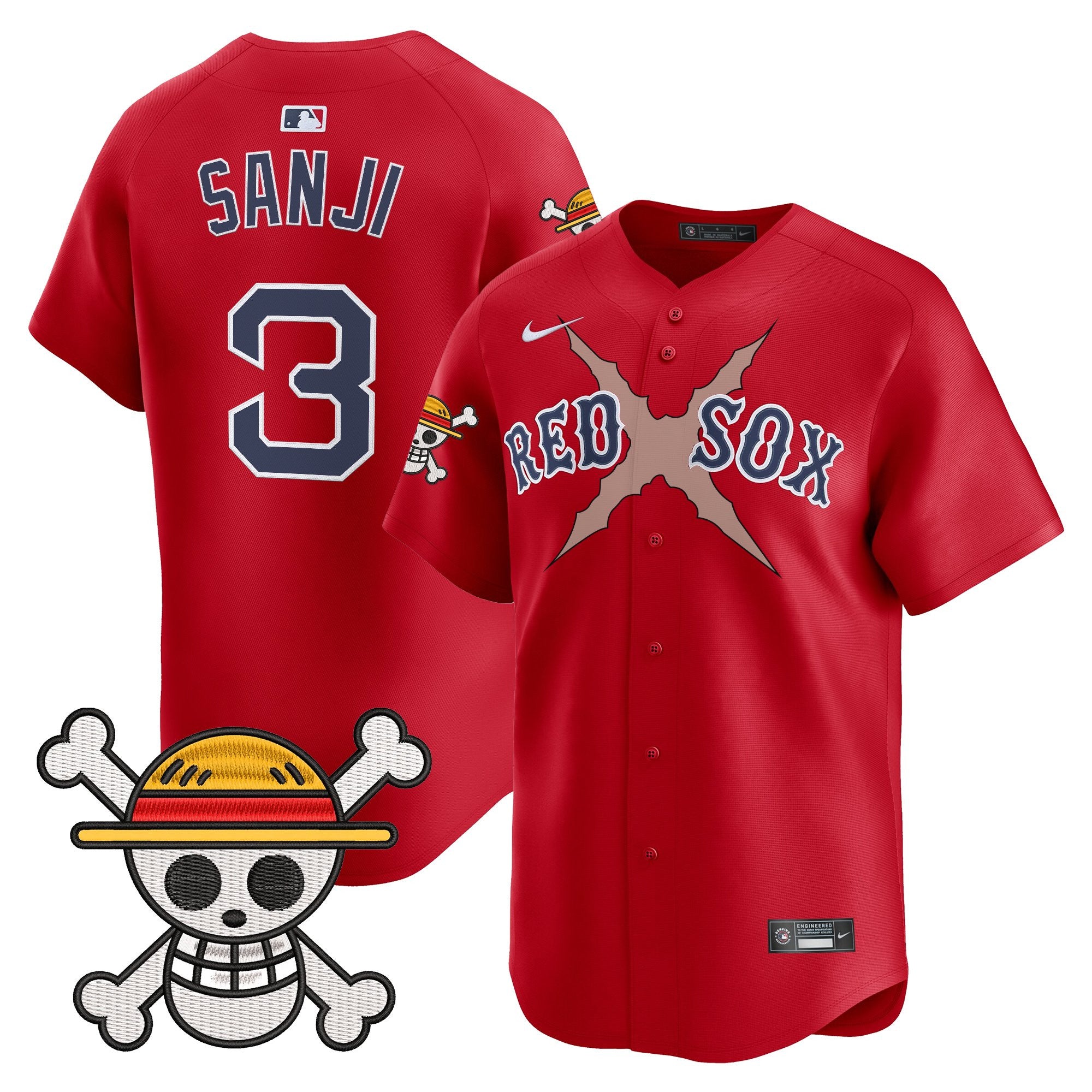BOS x One Piece Vapor Premier Limited Jersey - Stitched