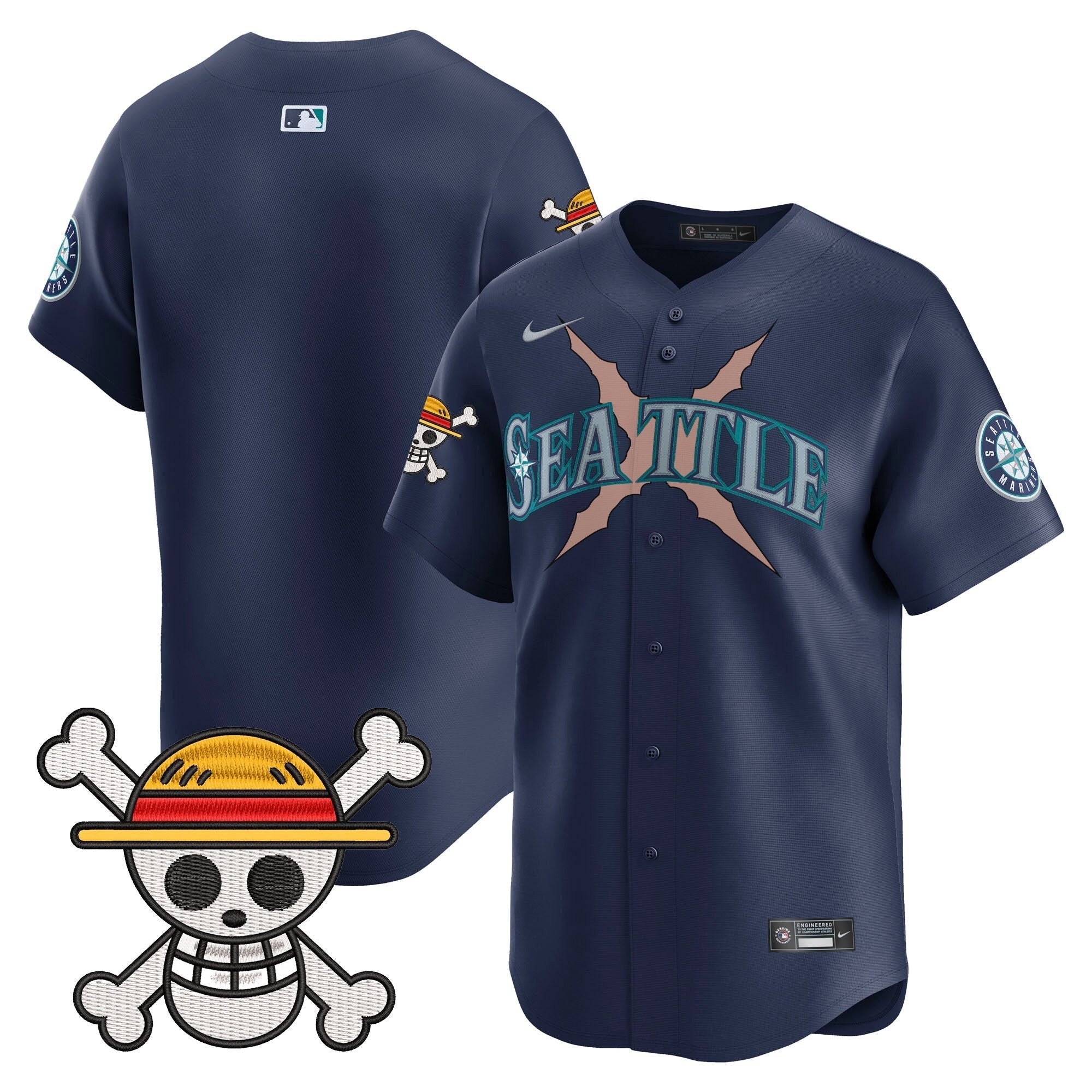 SEA x One Piece Vapor Premier Limited Jersey - Stitched