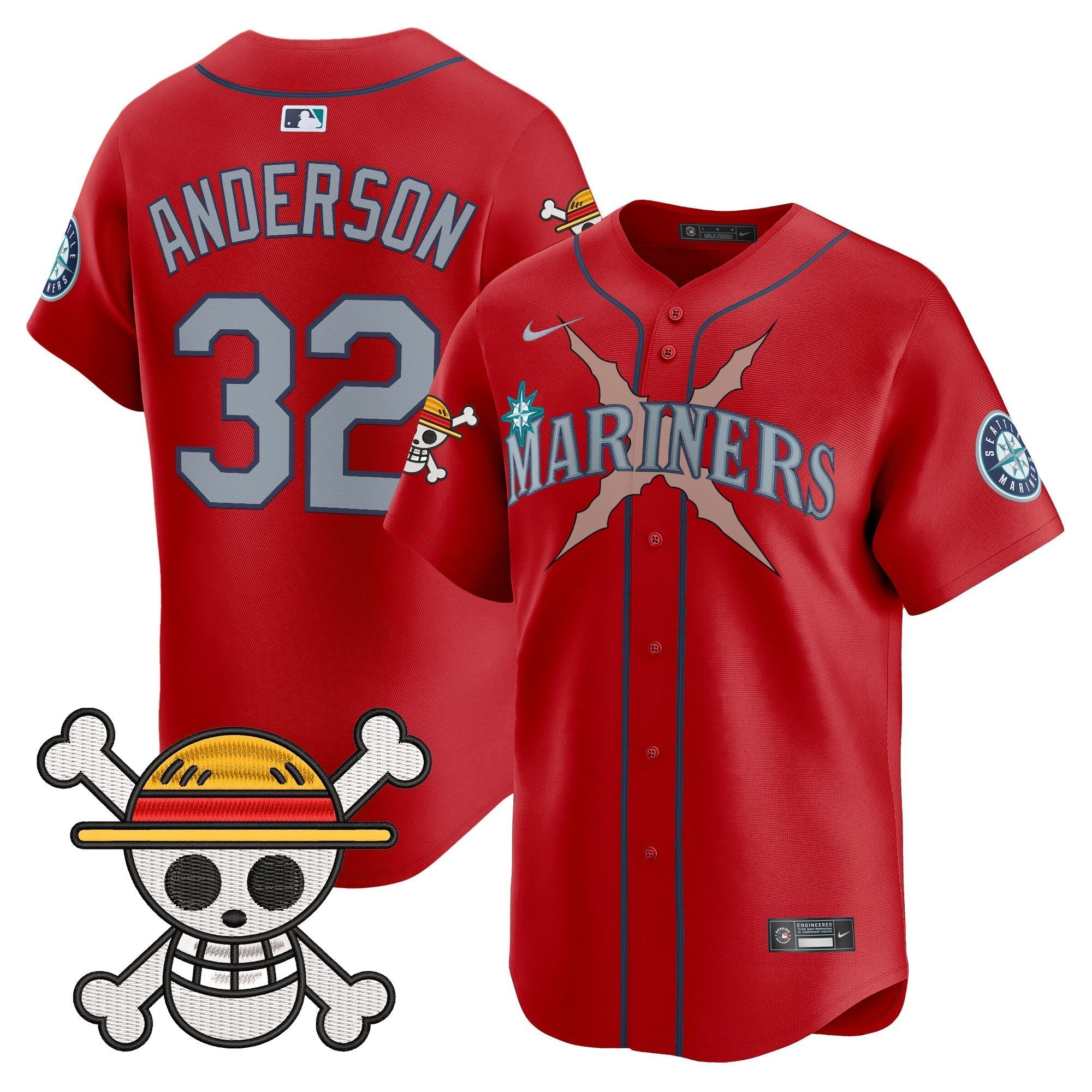 SEA x One Piece Vapor Premier Limited Jersey - Stitched