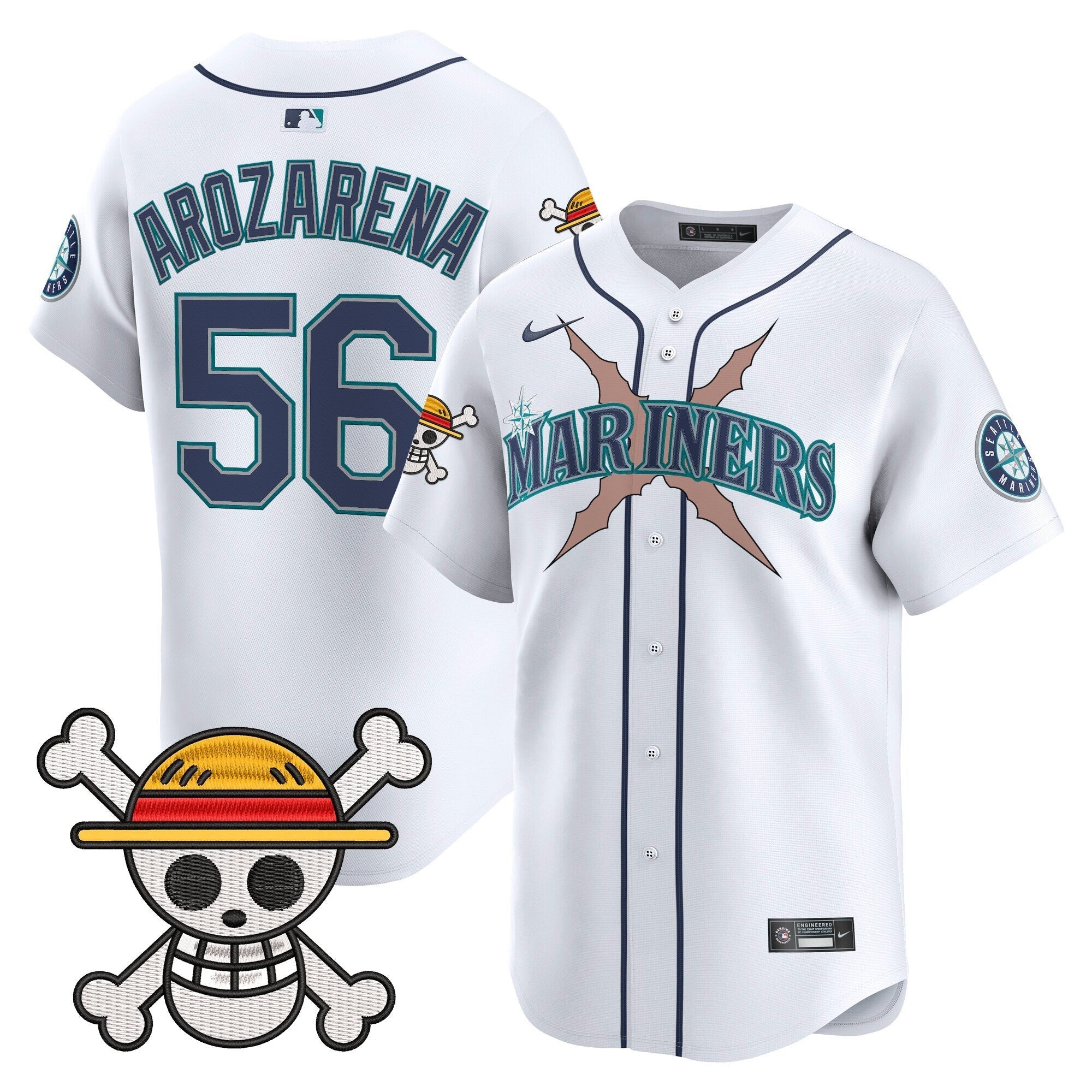 SEA x One Piece Vapor Premier Limited Jersey - Stitched