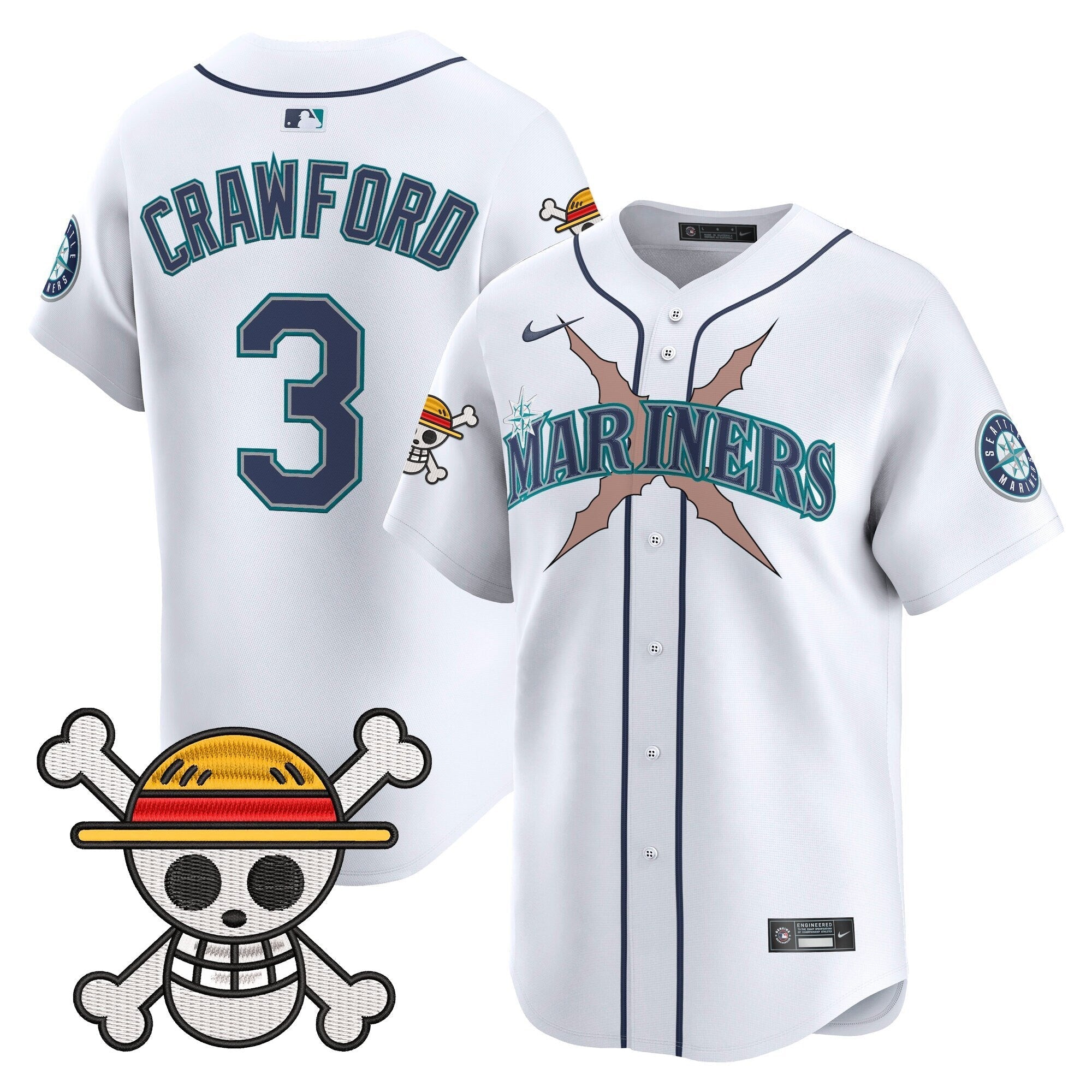 SEA x One Piece Vapor Premier Limited Jersey - Stitched