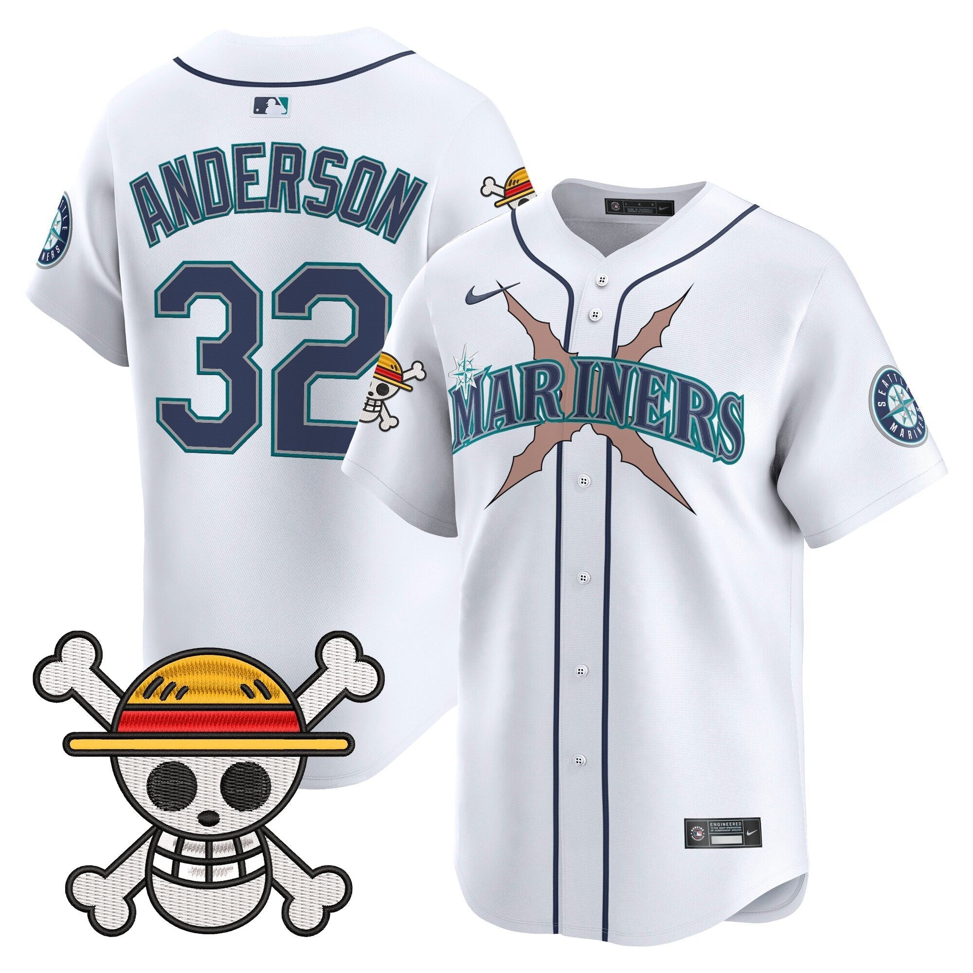 SEA x One Piece Vapor Premier Limited Jersey - Stitched