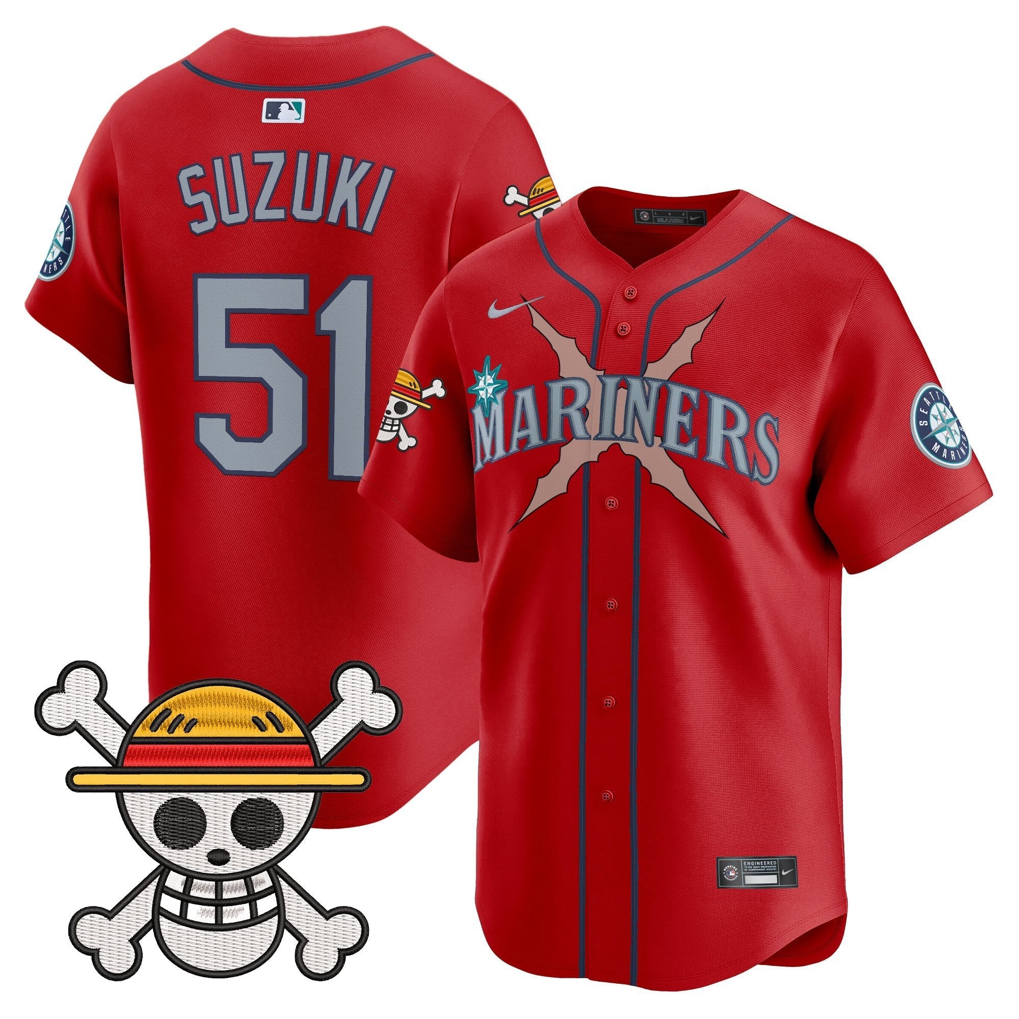 SEA x One Piece Vapor Premier Limited Jersey - Stitched