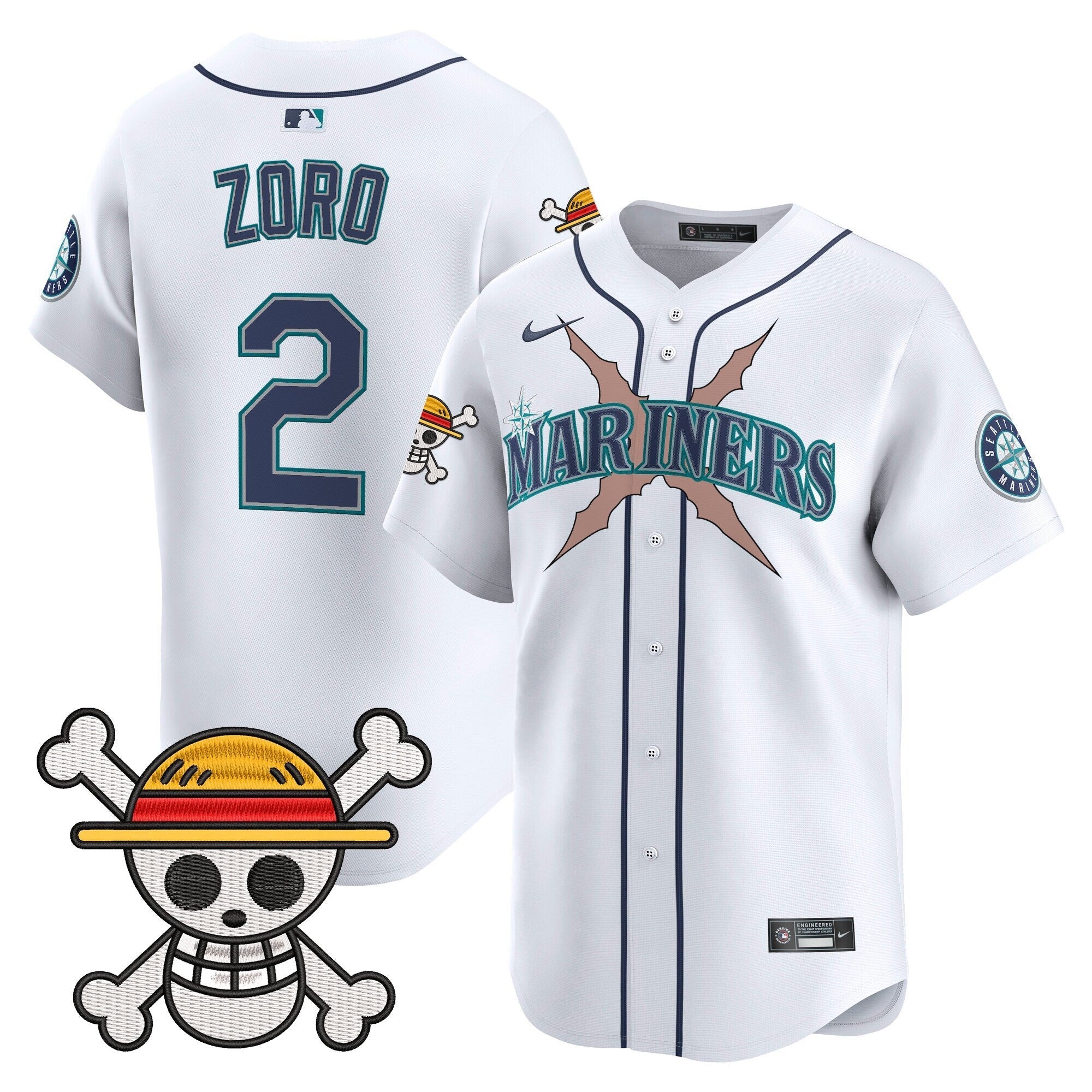SEA x One Piece Vapor Premier Limited Jersey - Stitched