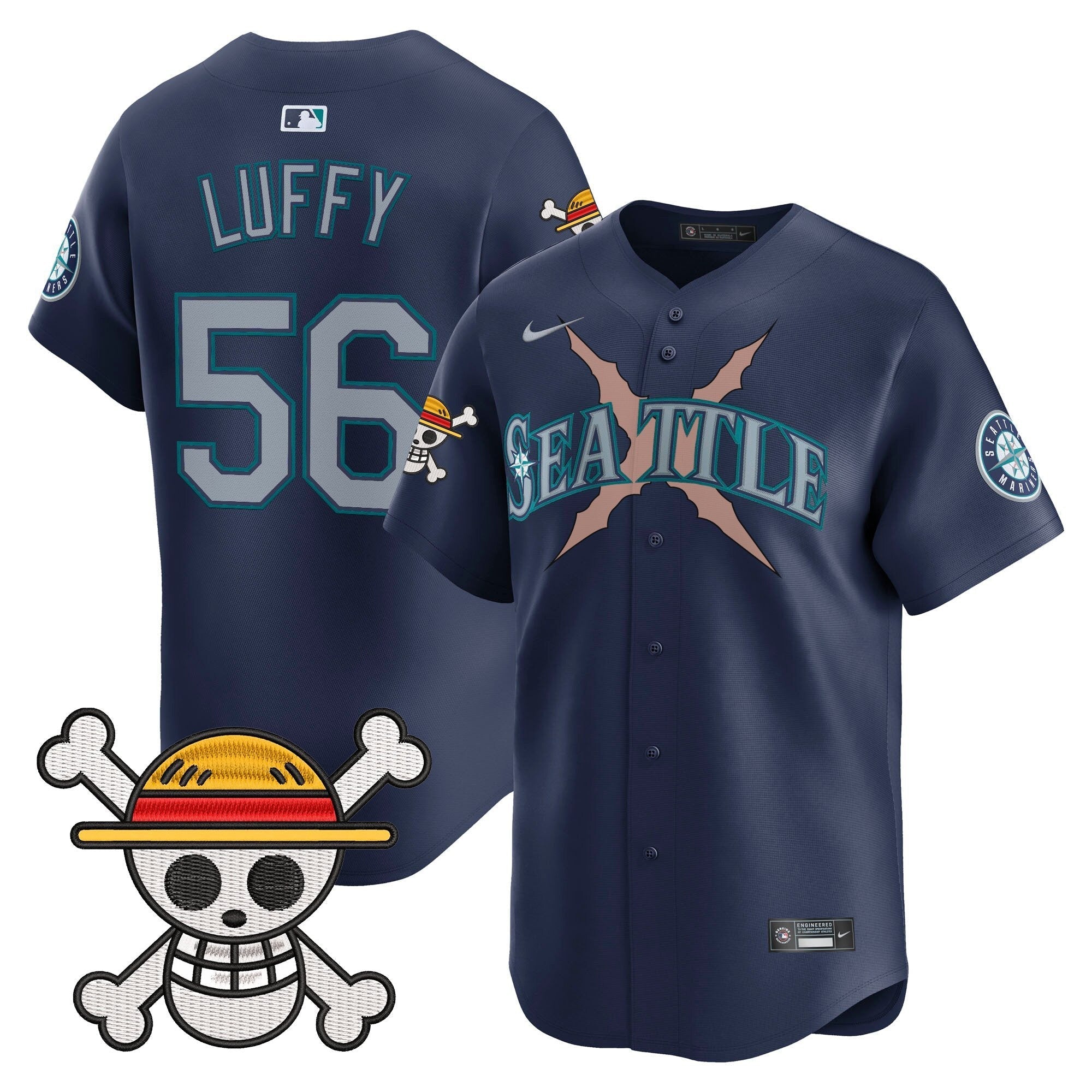 SEA x One Piece Vapor Premier Limited Jersey - Stitched