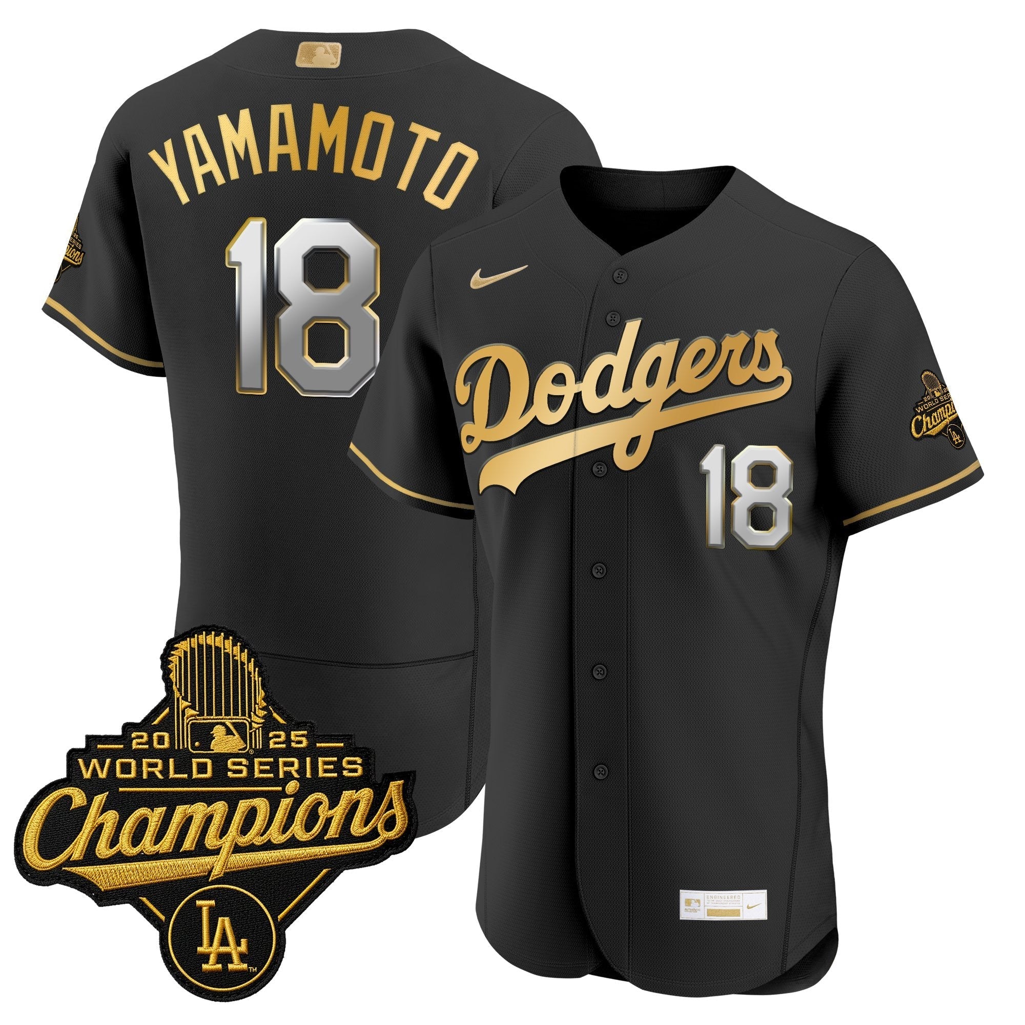 LAD "Gold Collection" Premier Elite Jersey - Stitched