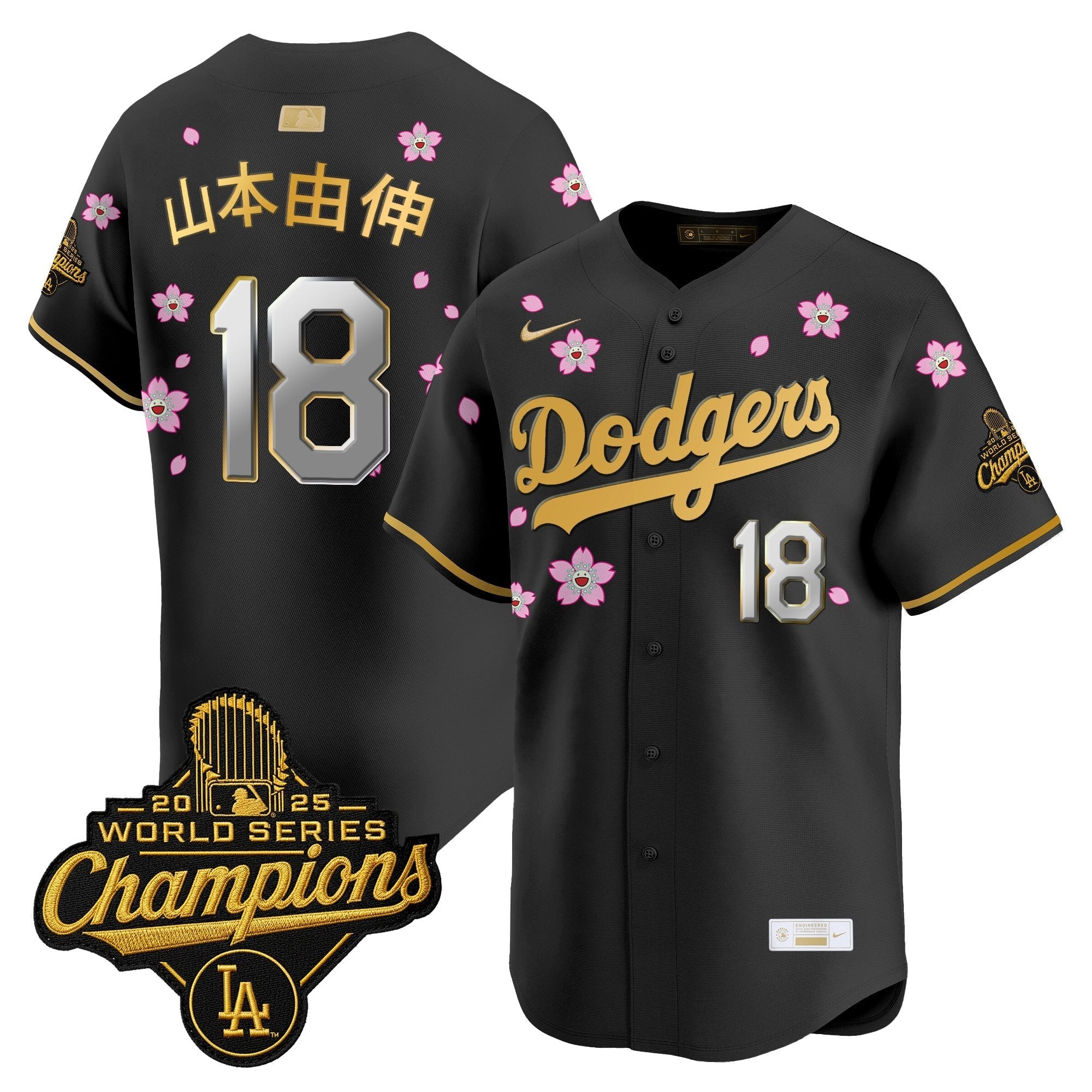 LAD "Tokyo Series x Gold Collection" Vapor Premier Limited Jersey - Stitched