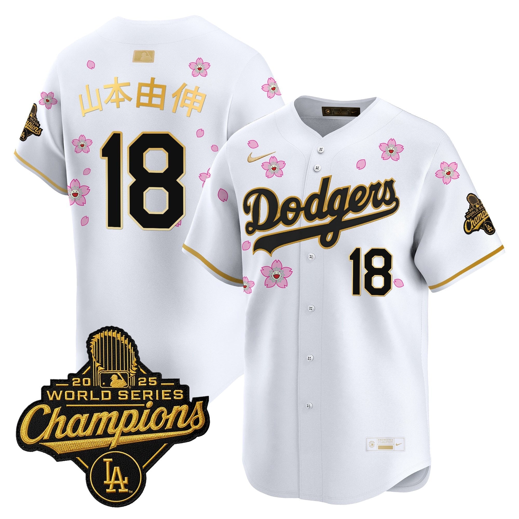 LAD "Tokyo Series x Gold Collection" Vapor Premier Limited Jersey - Stitched