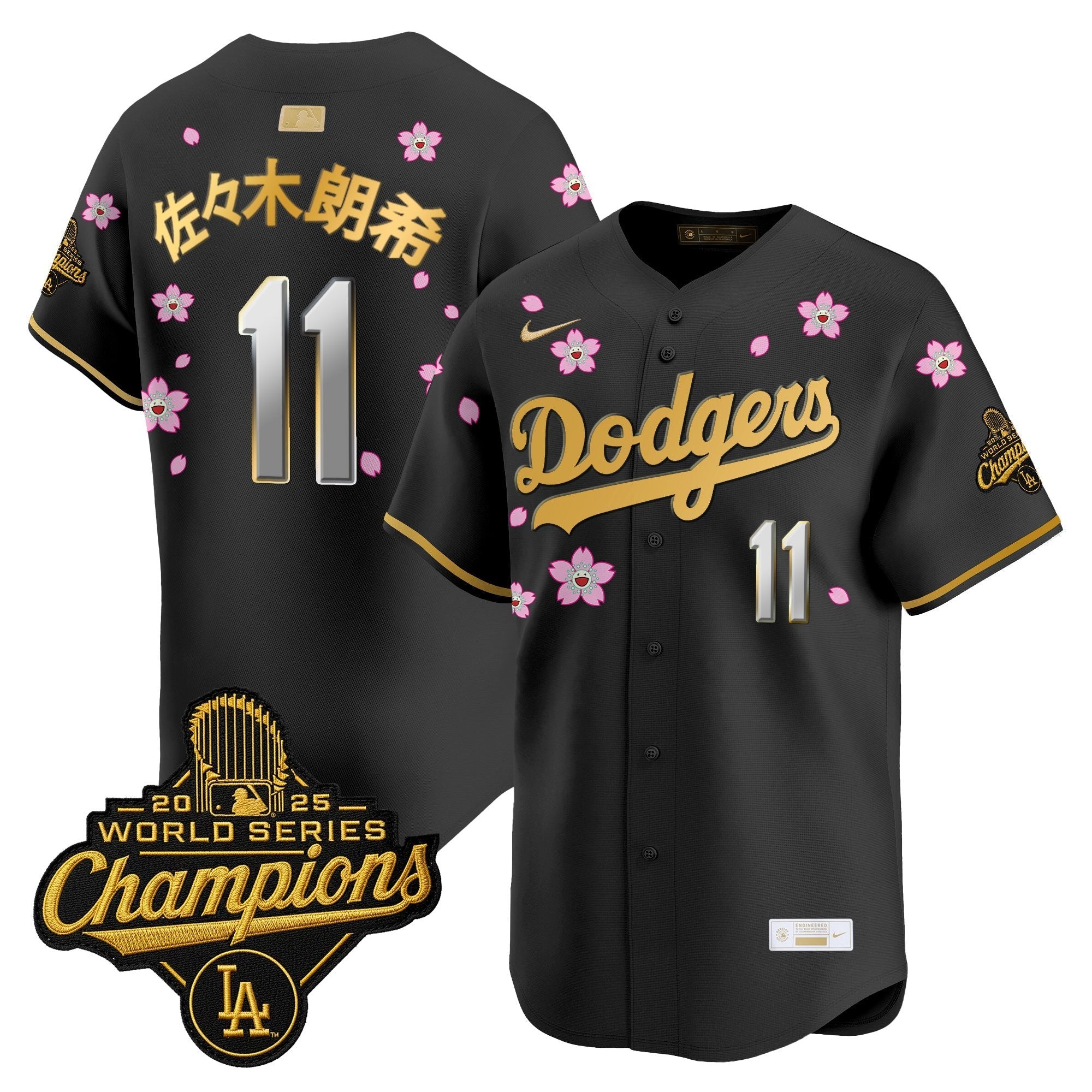 LAD "Tokyo Series x Gold Collection" Vapor Premier Limited Jersey - Stitched