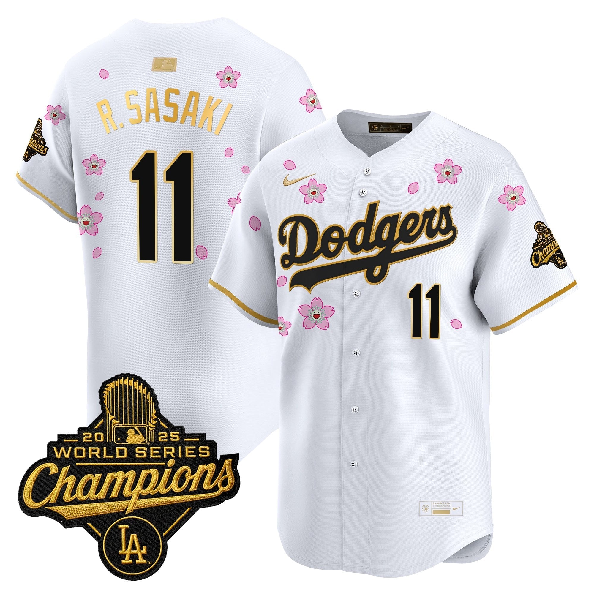 LAD "Tokyo Series x Gold Collection" Vapor Premier Limited Jersey - Stitched