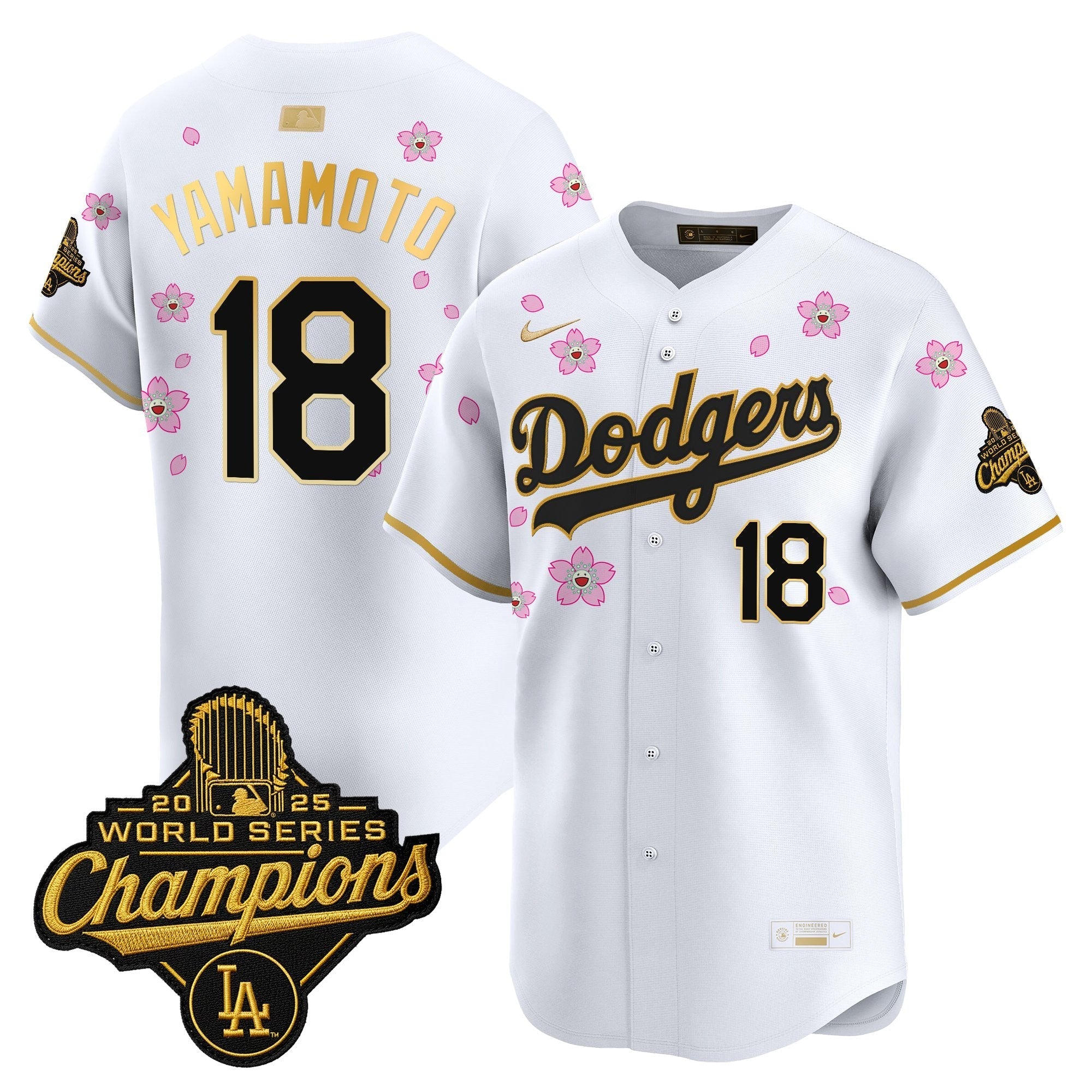 LAD "Tokyo Series x Gold Collection" Vapor Premier Limited Jersey - Stitched