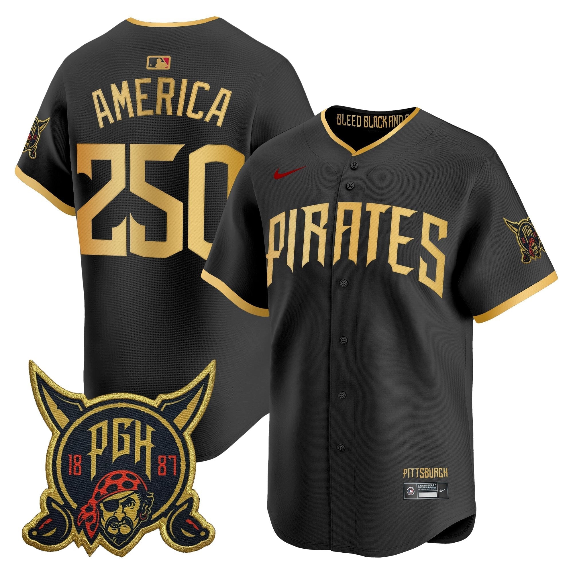 PIT 2026 City Connect Vapor Premier Limited Jersey - Stitched