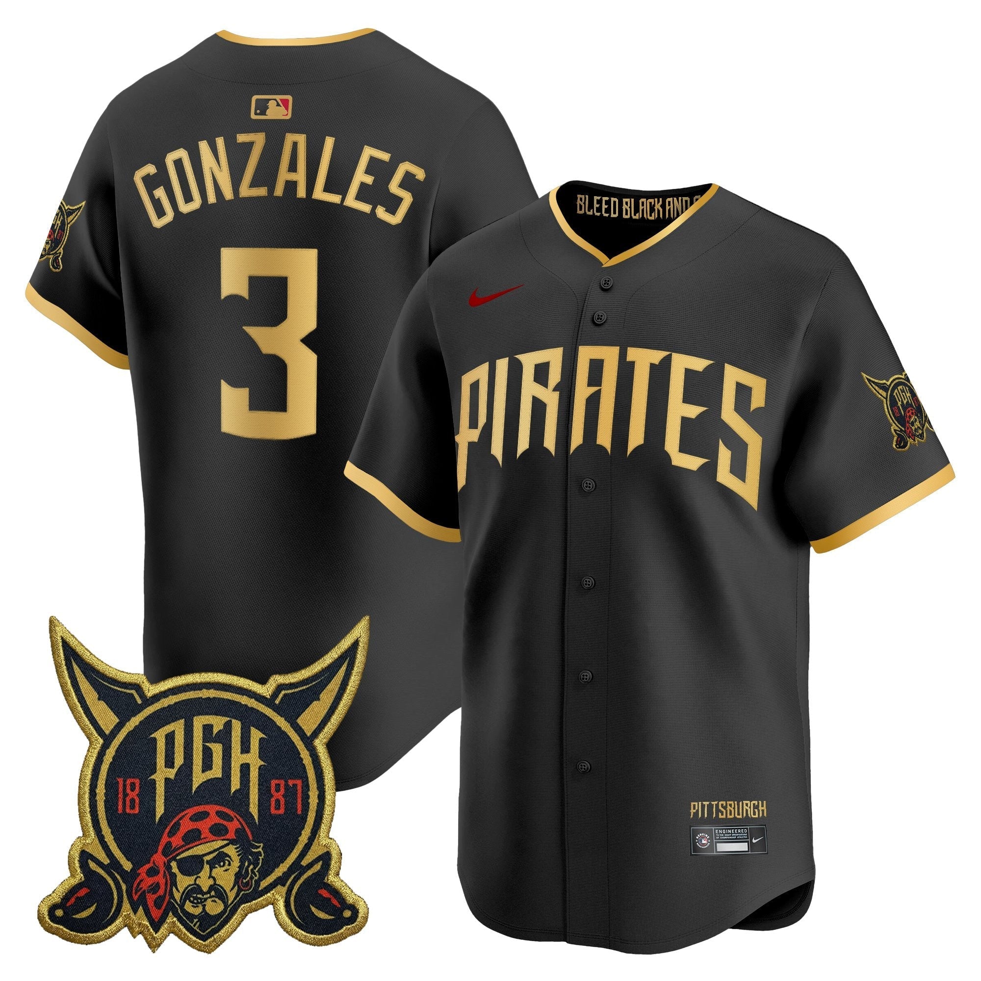 PIT 2026 City Connect Vapor Premier Limited Jersey - Stitched