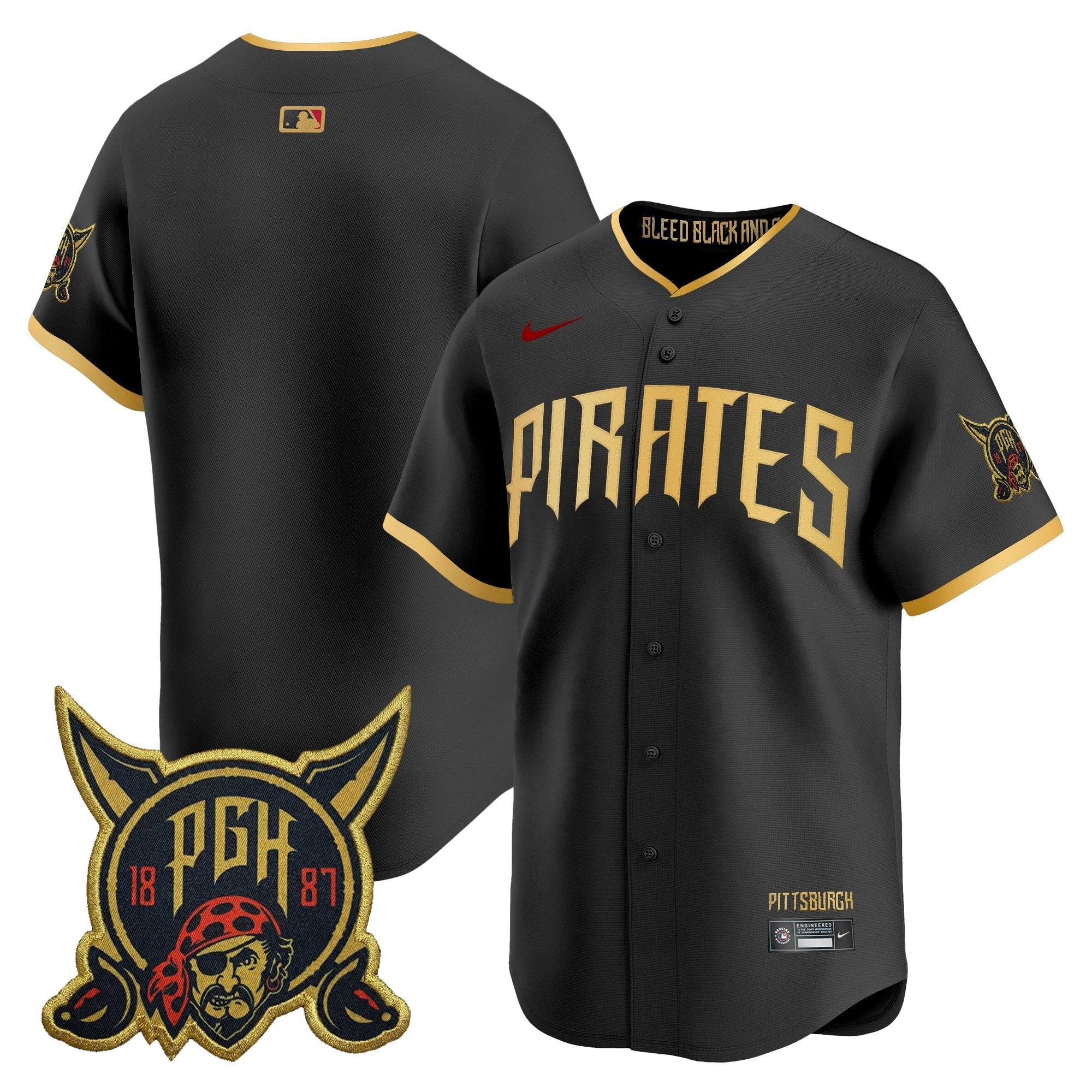 PIT 2026 City Connect Vapor Premier Limited Jersey - Stitched