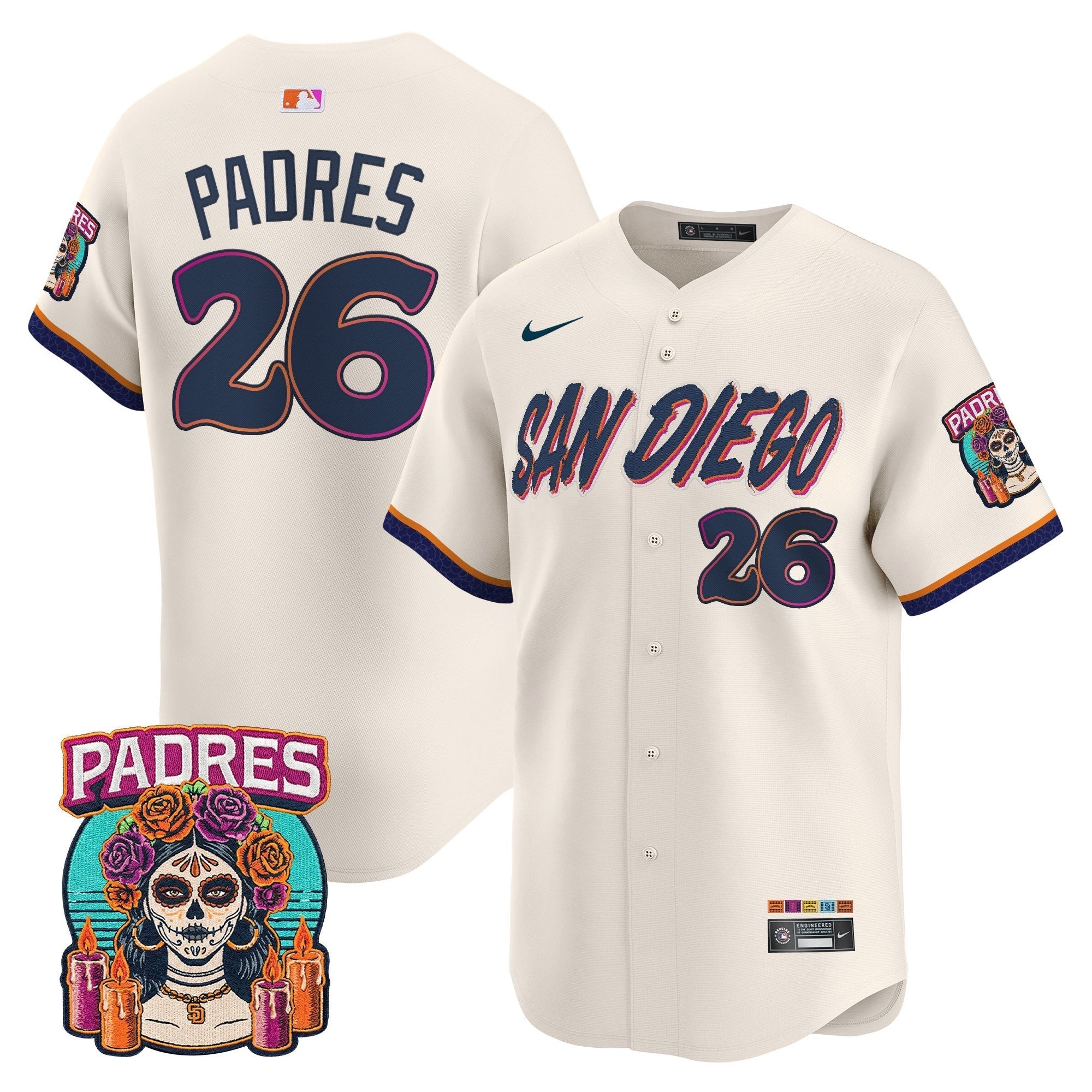 SD 2026 City Connect Vapor Premier Limited Jersey - Stitched
