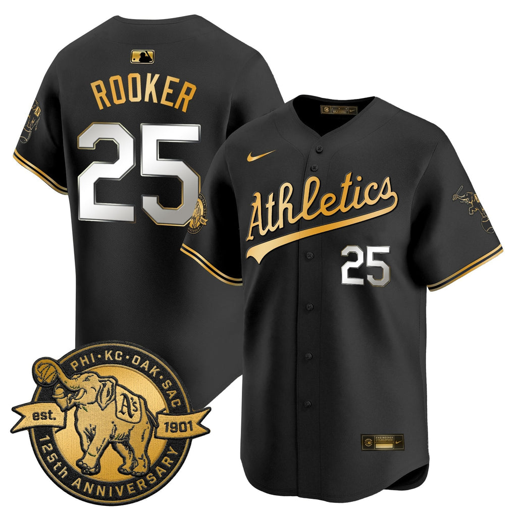 OAK 125th Anniversary Patch Vapor Premier Limited Jersey - Stitched