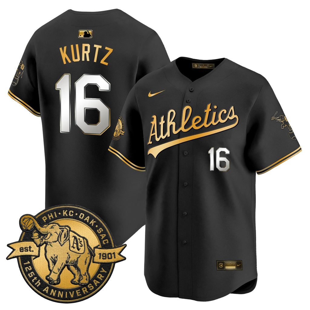 OAK 125th Anniversary Patch Vapor Premier Limited Jersey - Stitched
