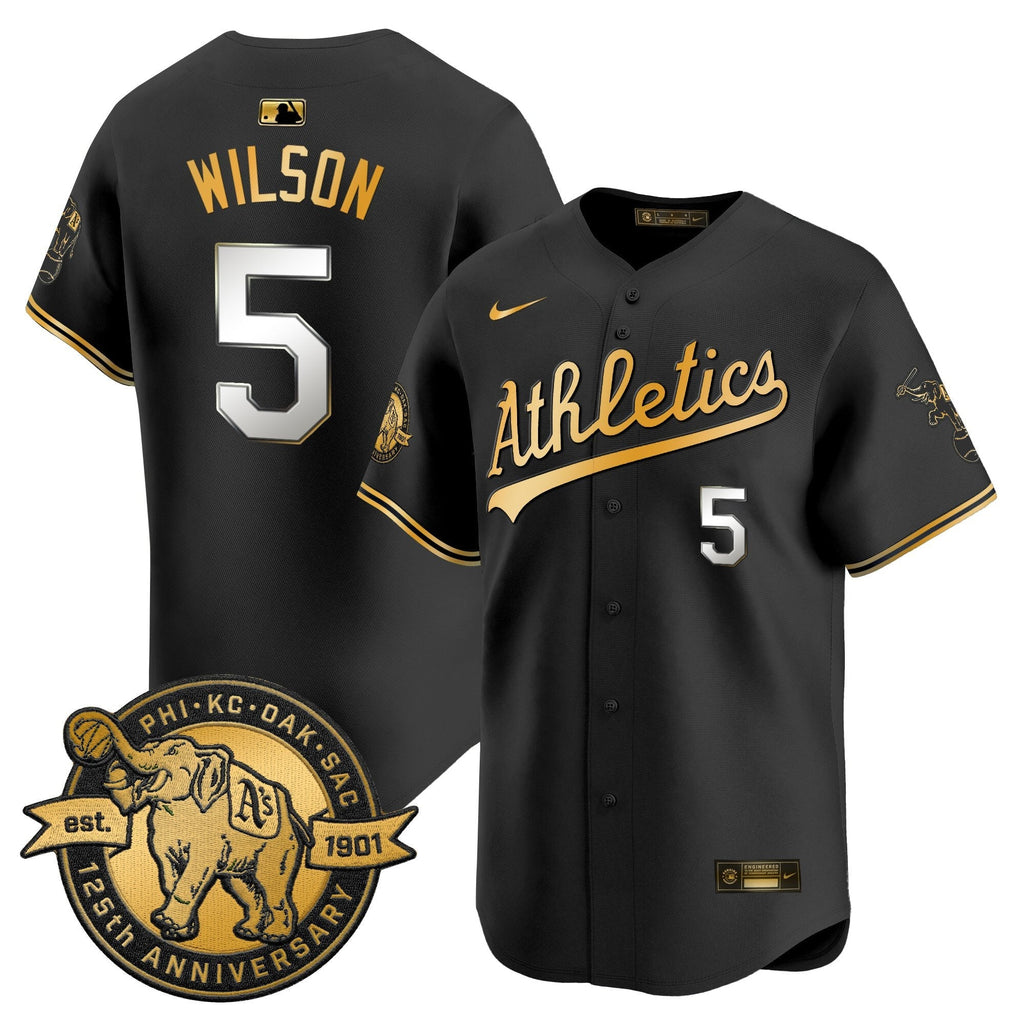 OAK 125th Anniversary Patch Vapor Premier Limited Jersey - Stitched
