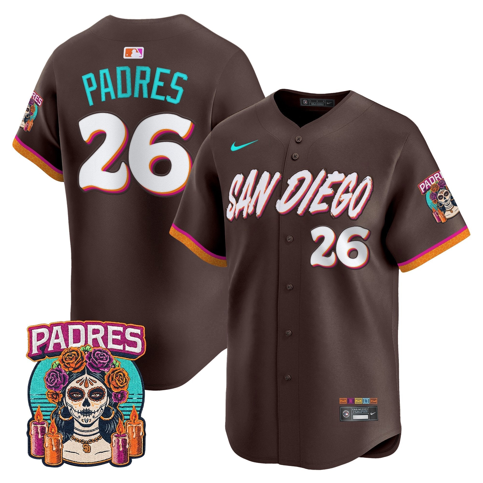 SD 2026 City Connect Vapor Premier Limited Jersey - Stitched