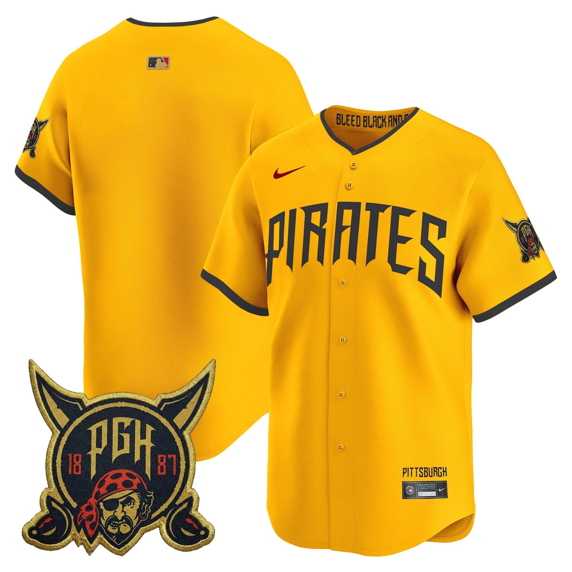 PIT 2026 City Connect Vapor Premier Limited Jersey - Stitched