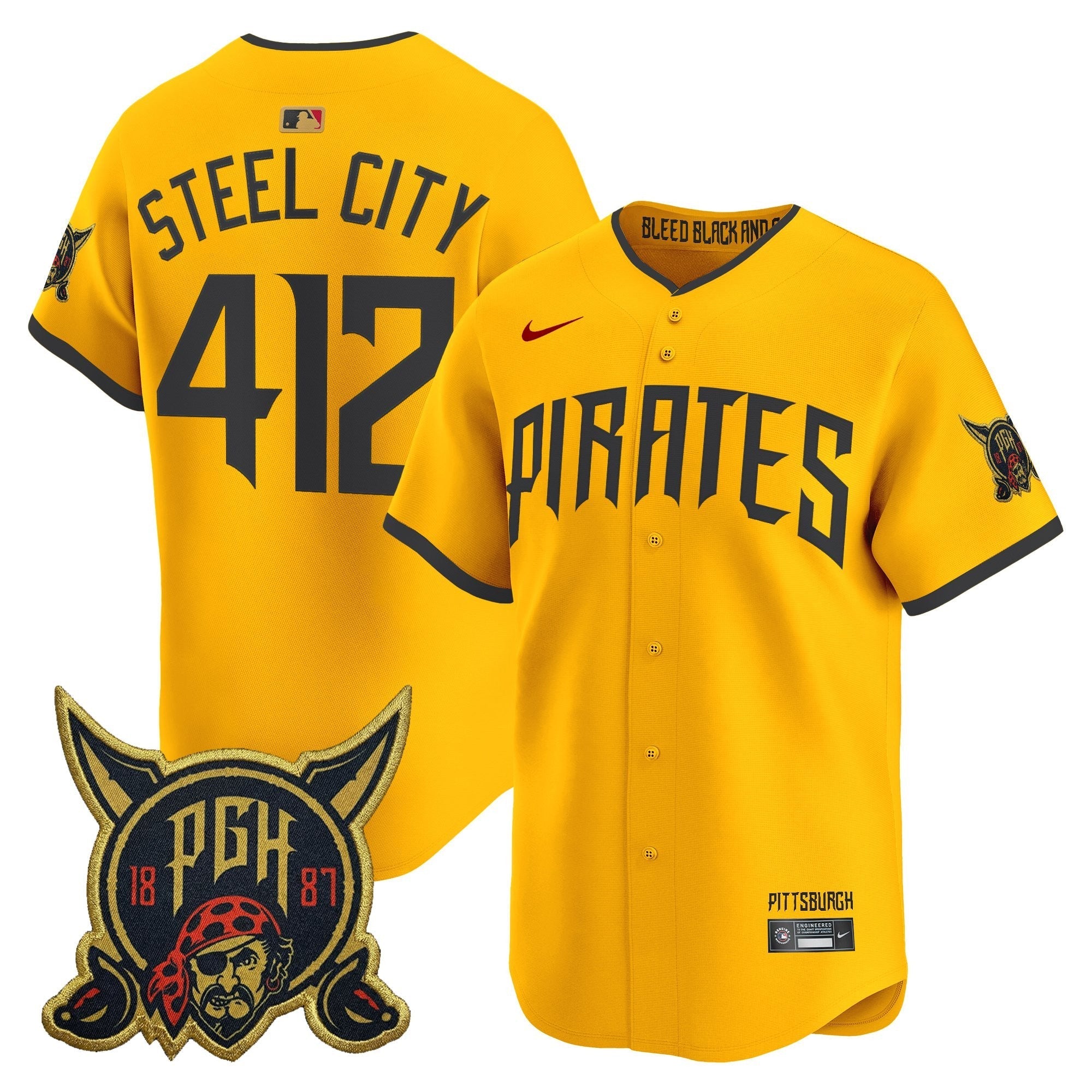 PIT 2026 City Connect Vapor Premier Limited Jersey - Stitched