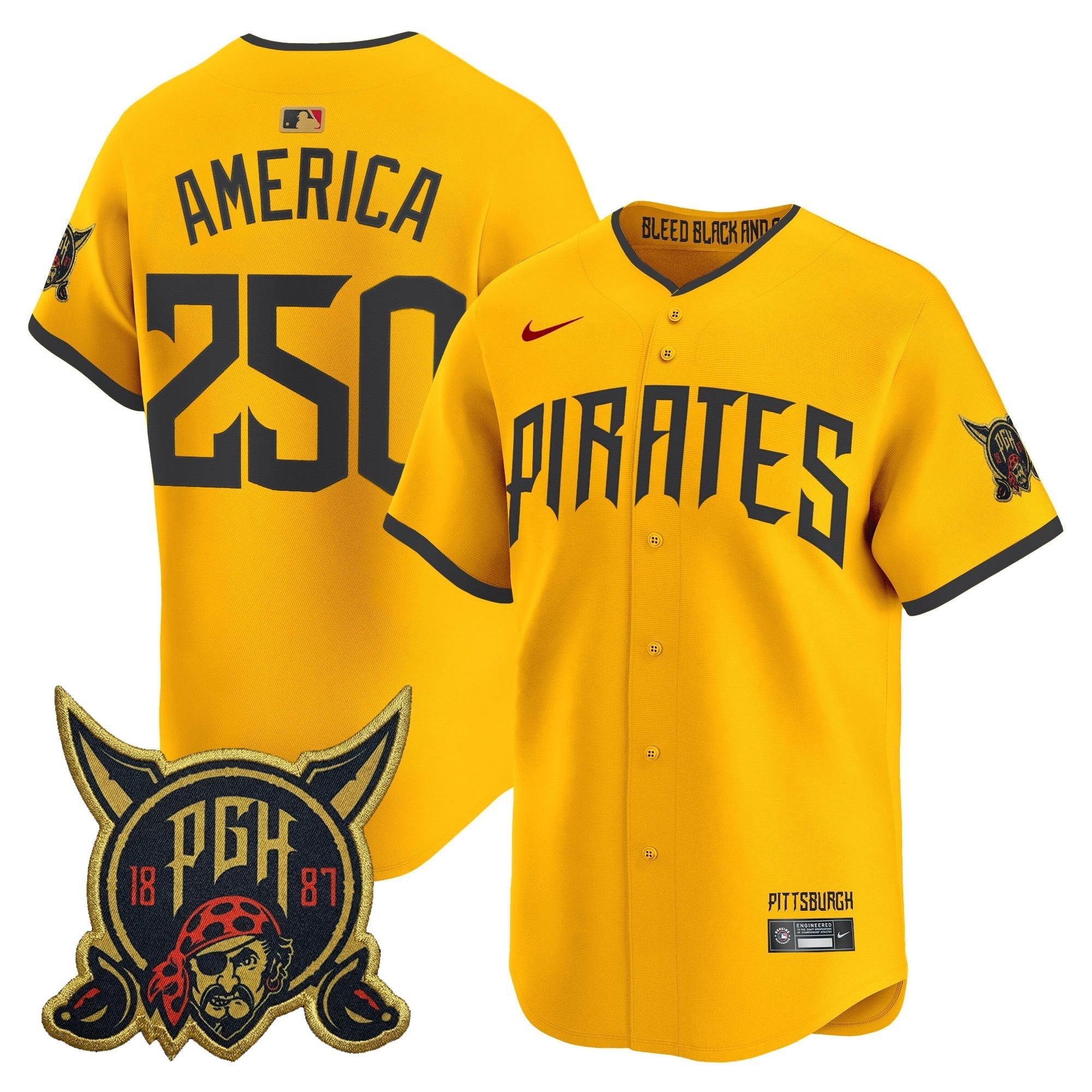 PIT 2026 City Connect Vapor Premier Limited Jersey - Stitched