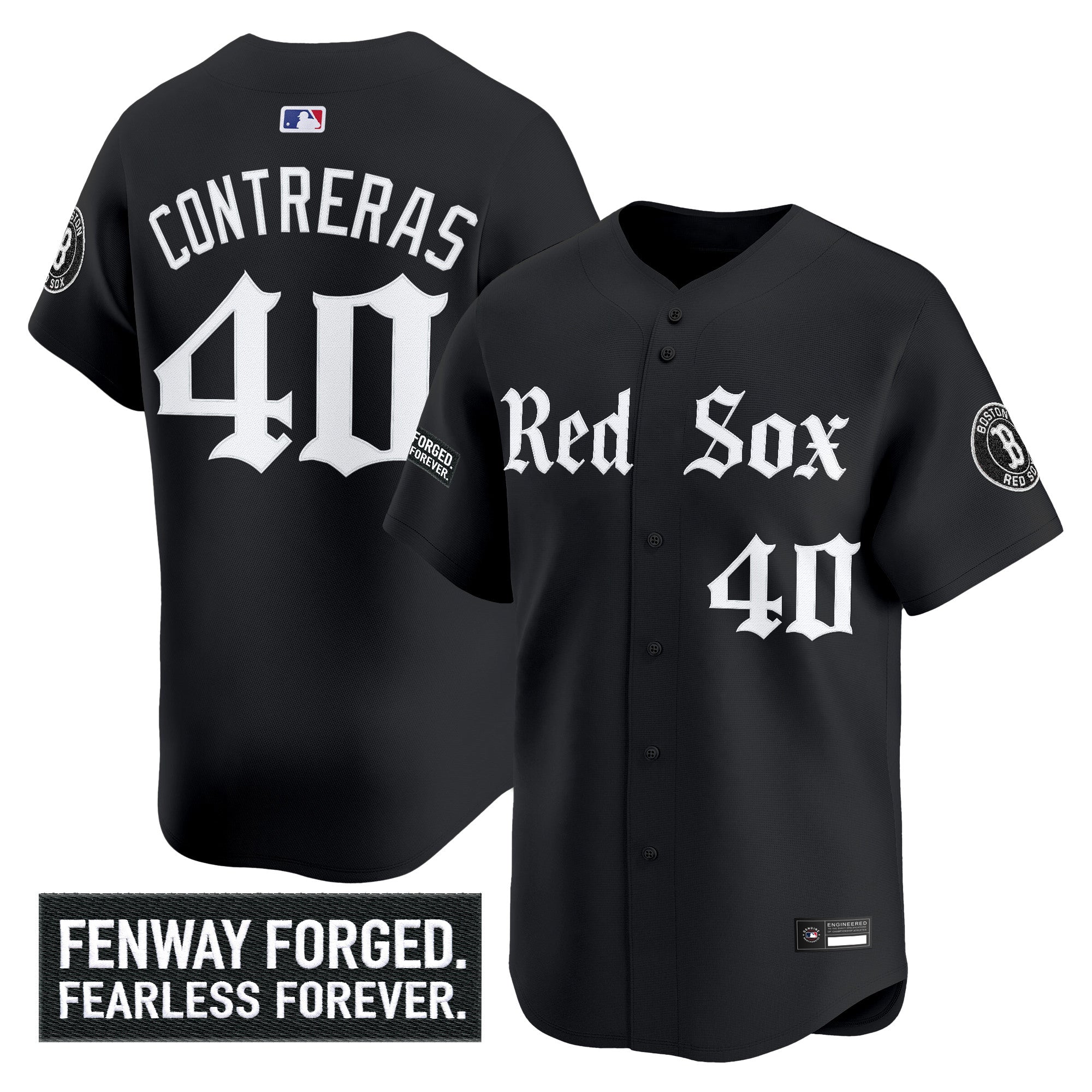 BOS 'Gothic Edition' Vapor Premier Limited Jersey - Stitched