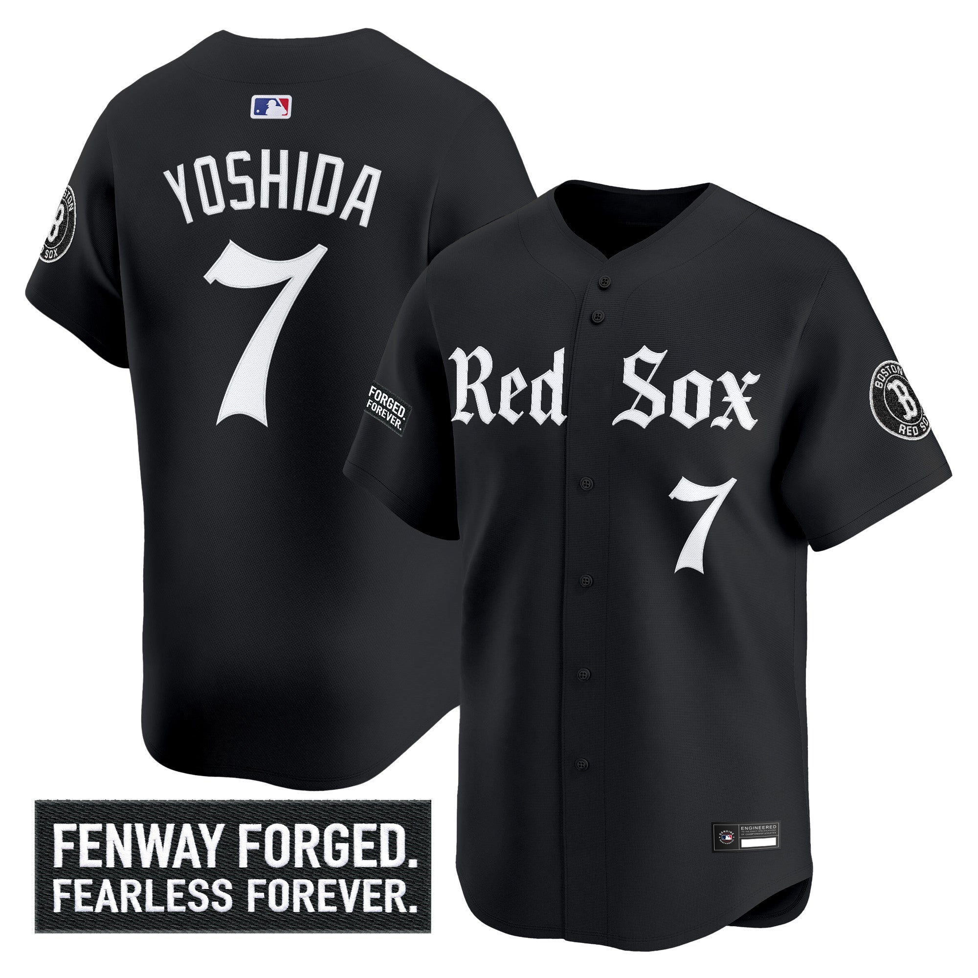 BOS 'Gothic Edition' Vapor Premier Limited Jersey - Stitched