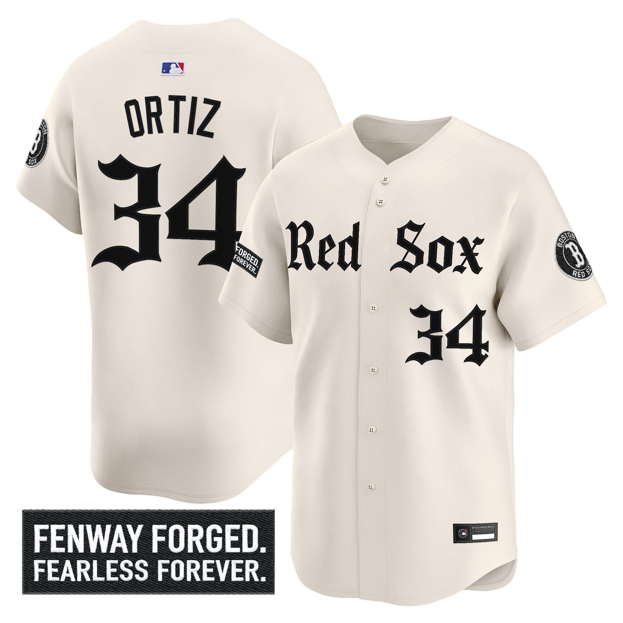 BOS 'Gothic Edition' Vapor Premier Limited Jersey - Stitched