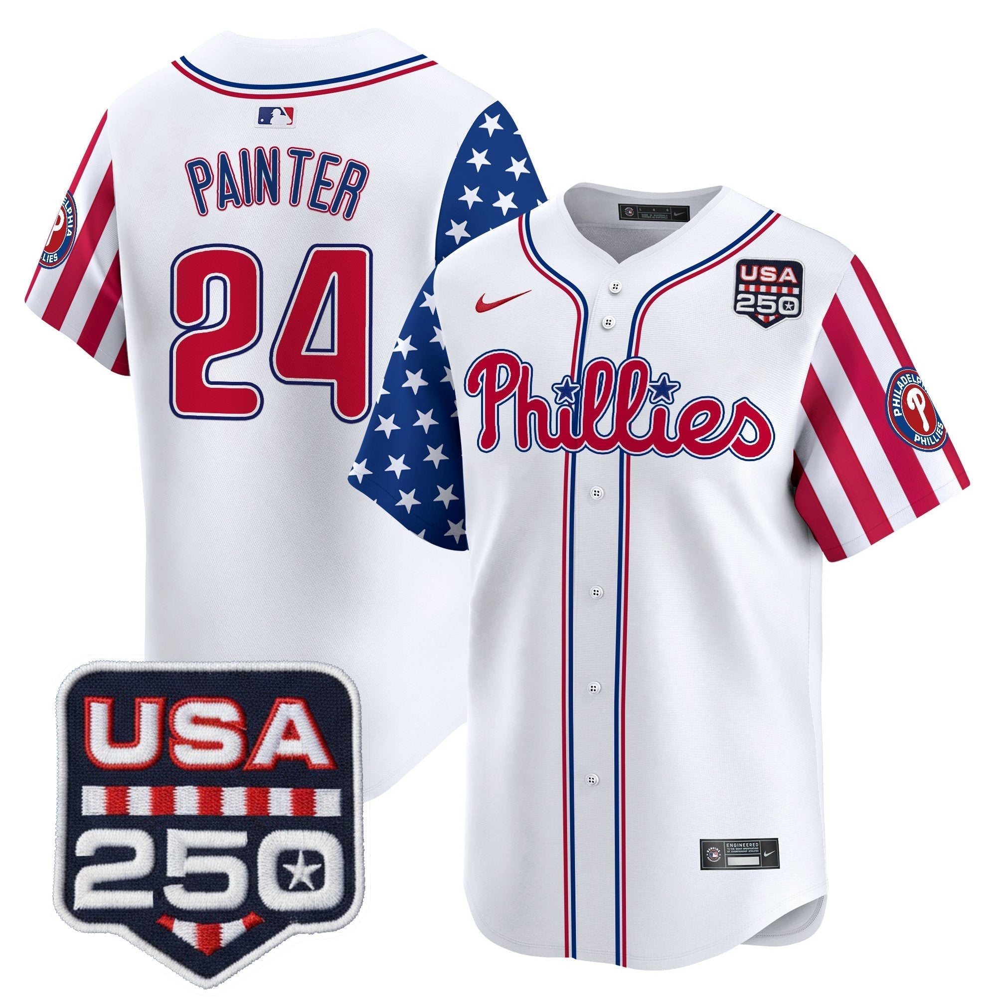 PHI America250 Edition Vapor Premier Limited Jersey - Stitched (2)