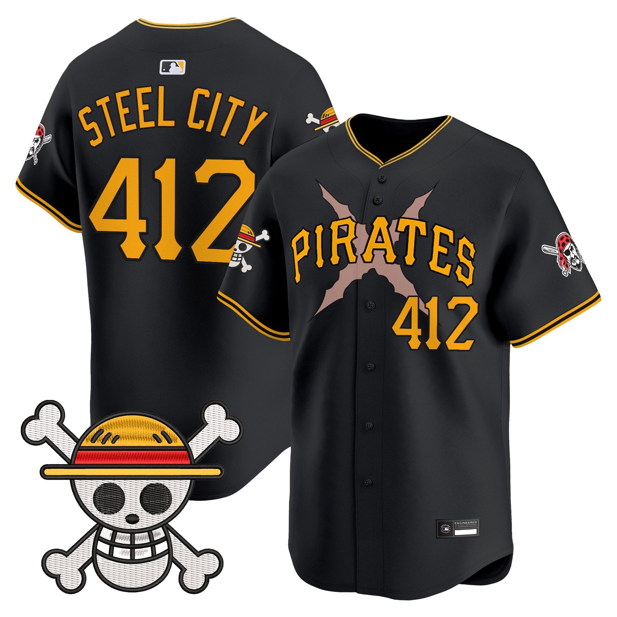 PIT x  OP Vapor Premier Limited Jersey - Stitched