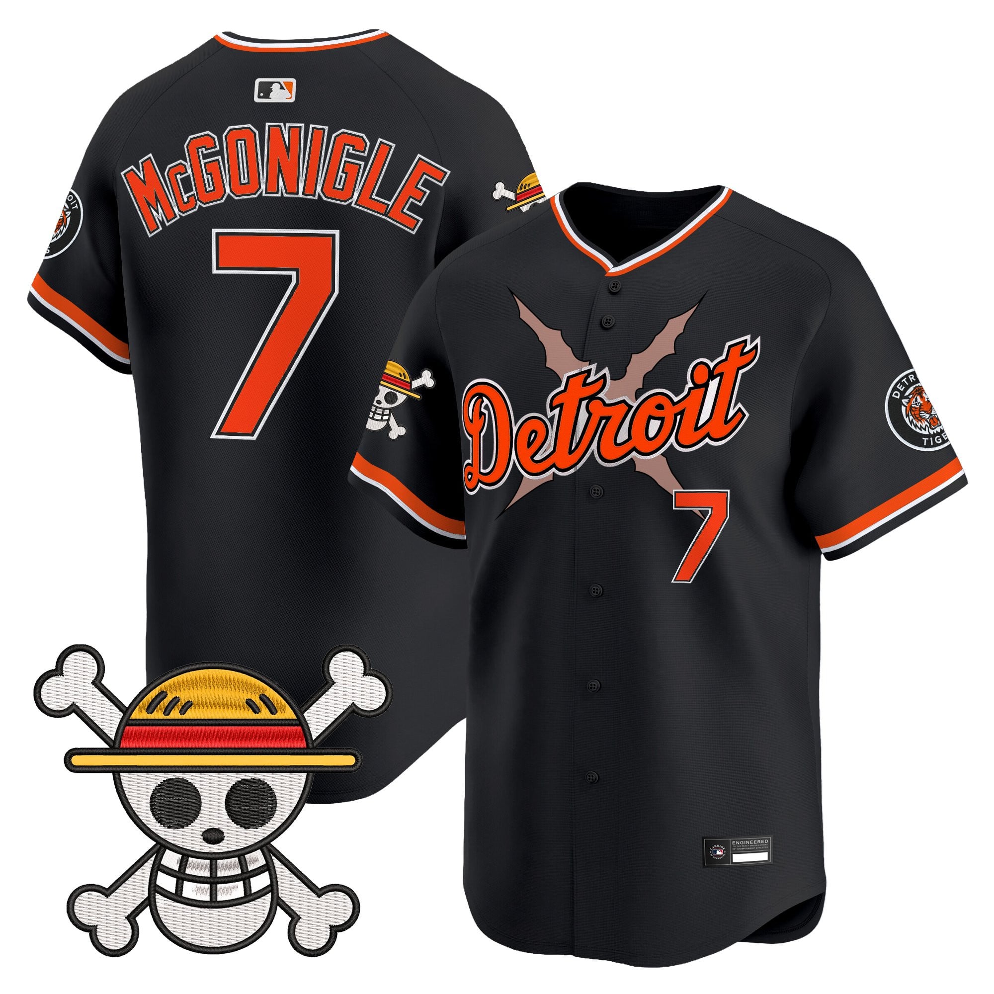 DET x  OP Vapor Premier Limited Jersey - Stitched