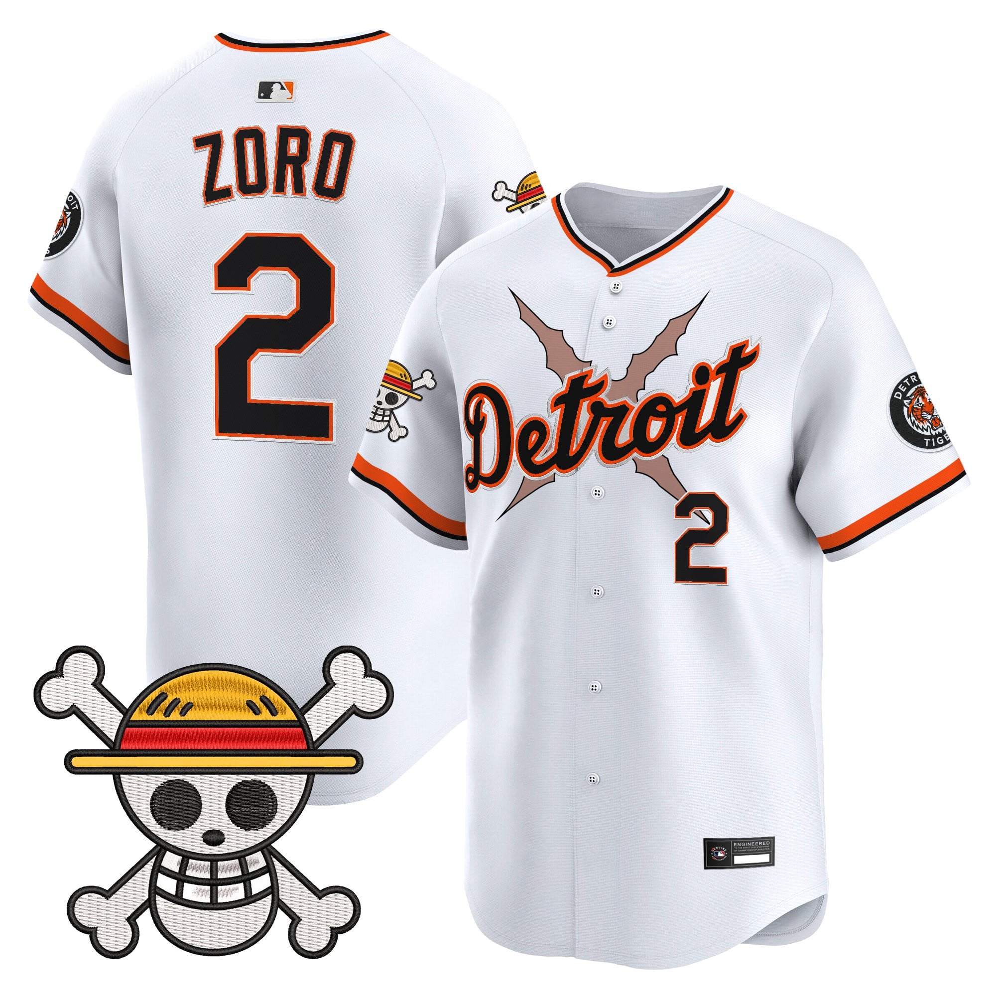 DET x  OP Vapor Premier Limited Jersey - Stitched