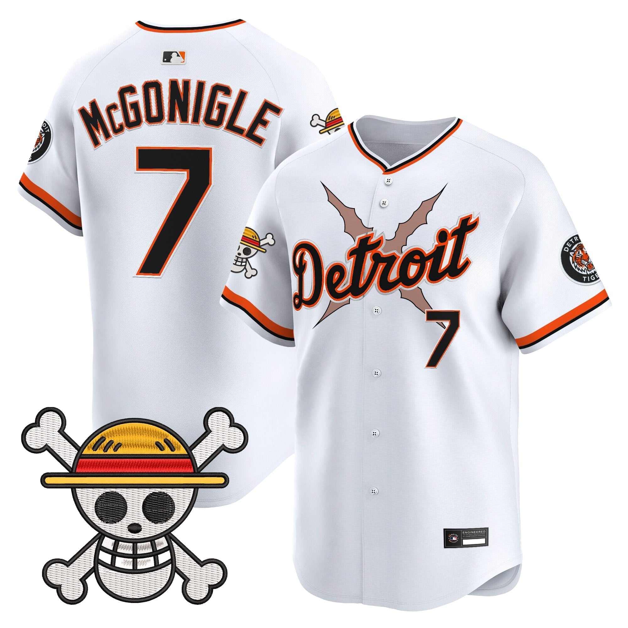 DET x  OP Vapor Premier Limited Jersey - Stitched