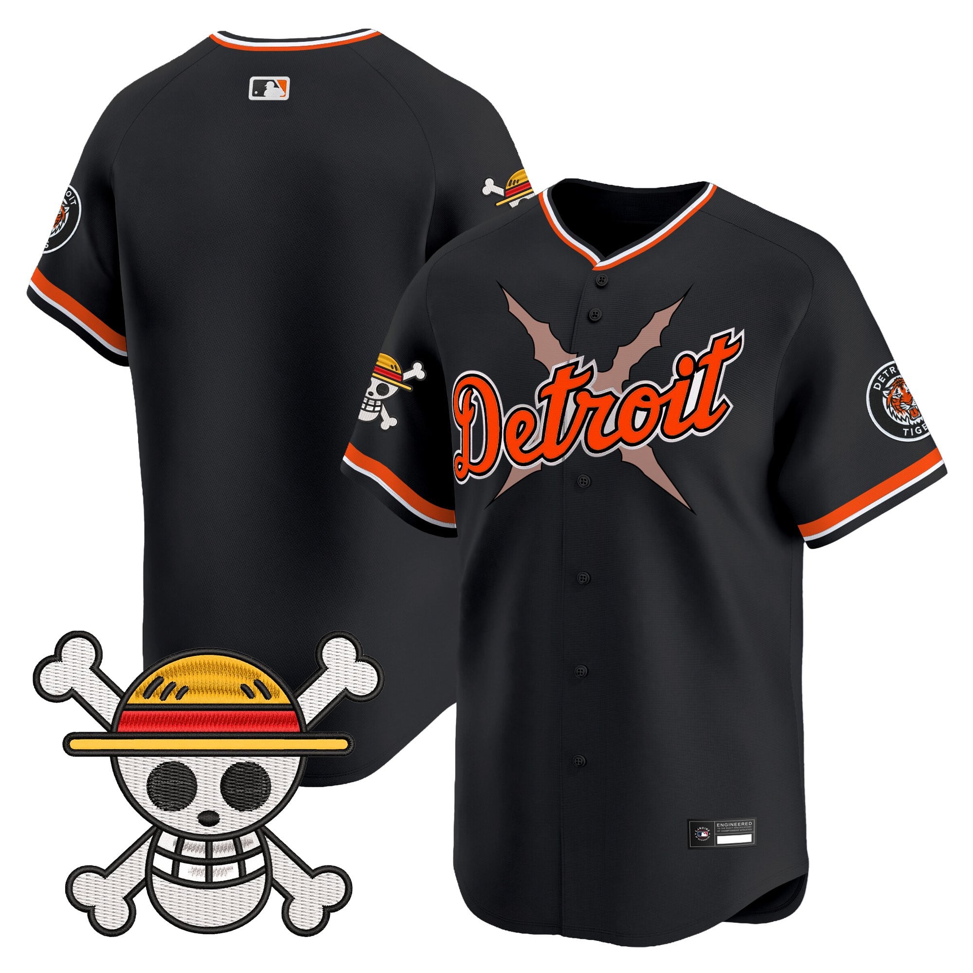 DET x  OP Vapor Premier Limited Jersey - Stitched