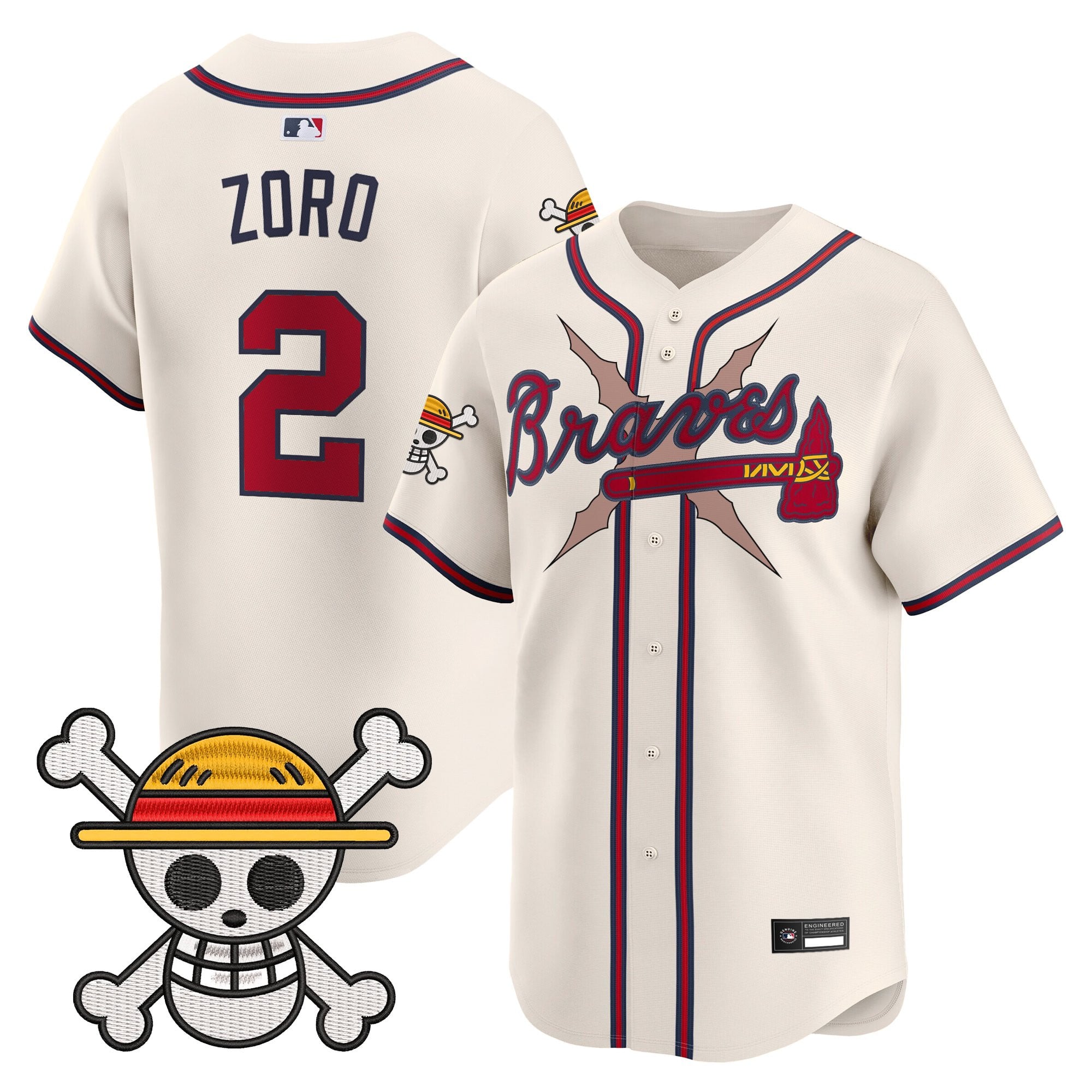 ATL x  OP Vapor Premier Limited Jersey - Stitched