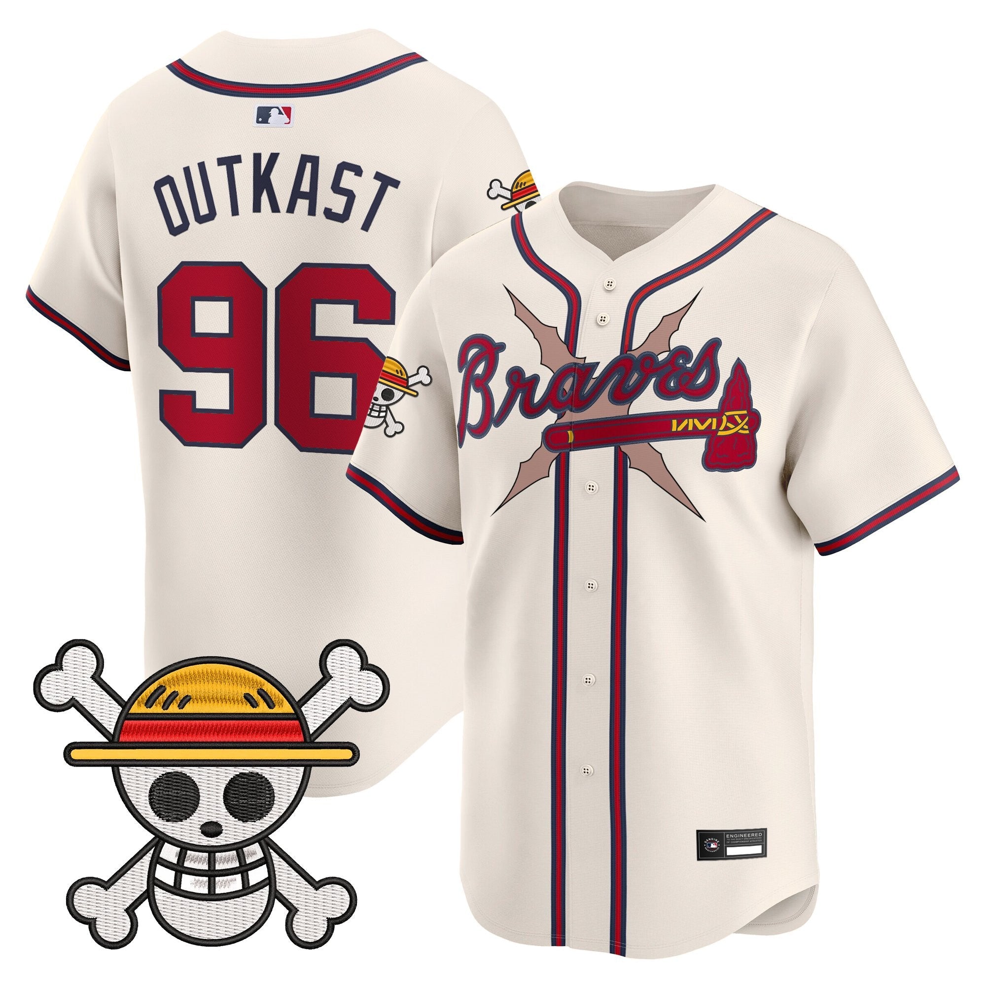 ATL x  OP Vapor Premier Limited Jersey - Stitched