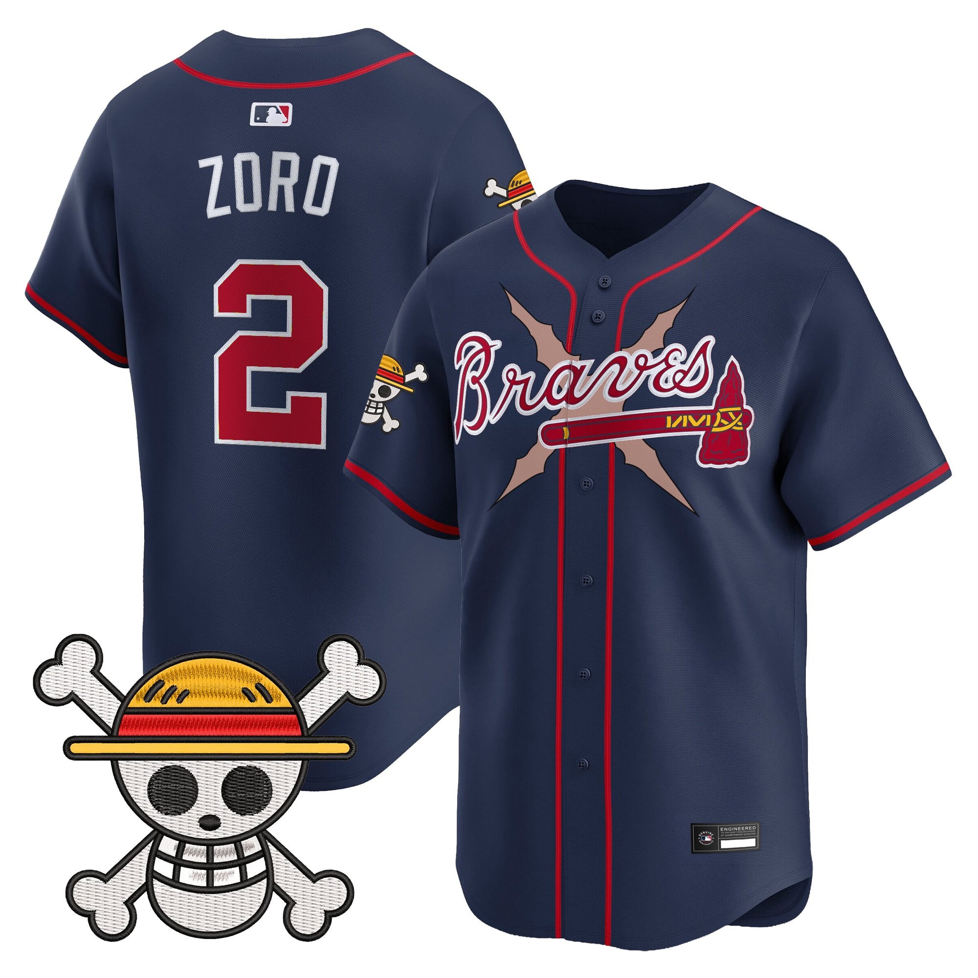 ATL x  OP Vapor Premier Limited Jersey - Stitched