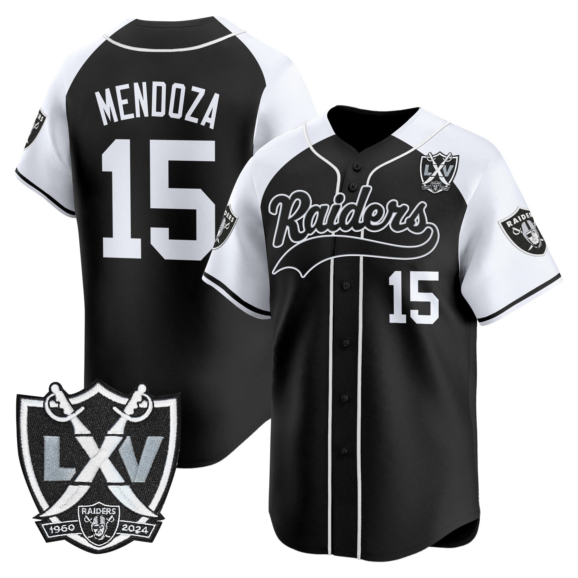 LVR 65th Anniversary Patch Vapor Baseball Jersey - Stitched