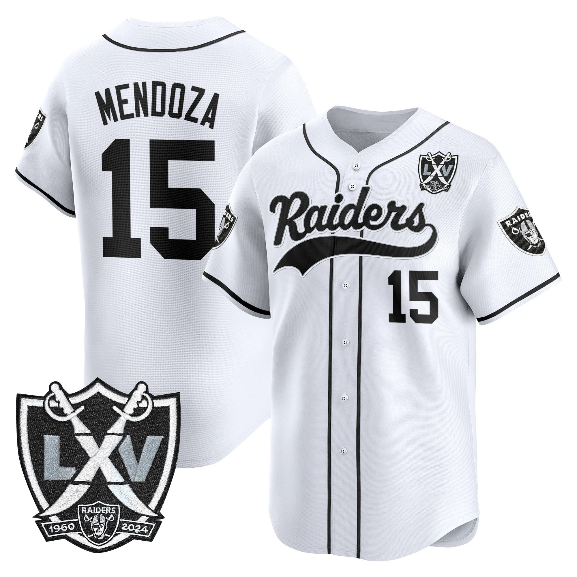 LVR 65th Anniversary Patch Vapor Baseball Jersey - Stitched