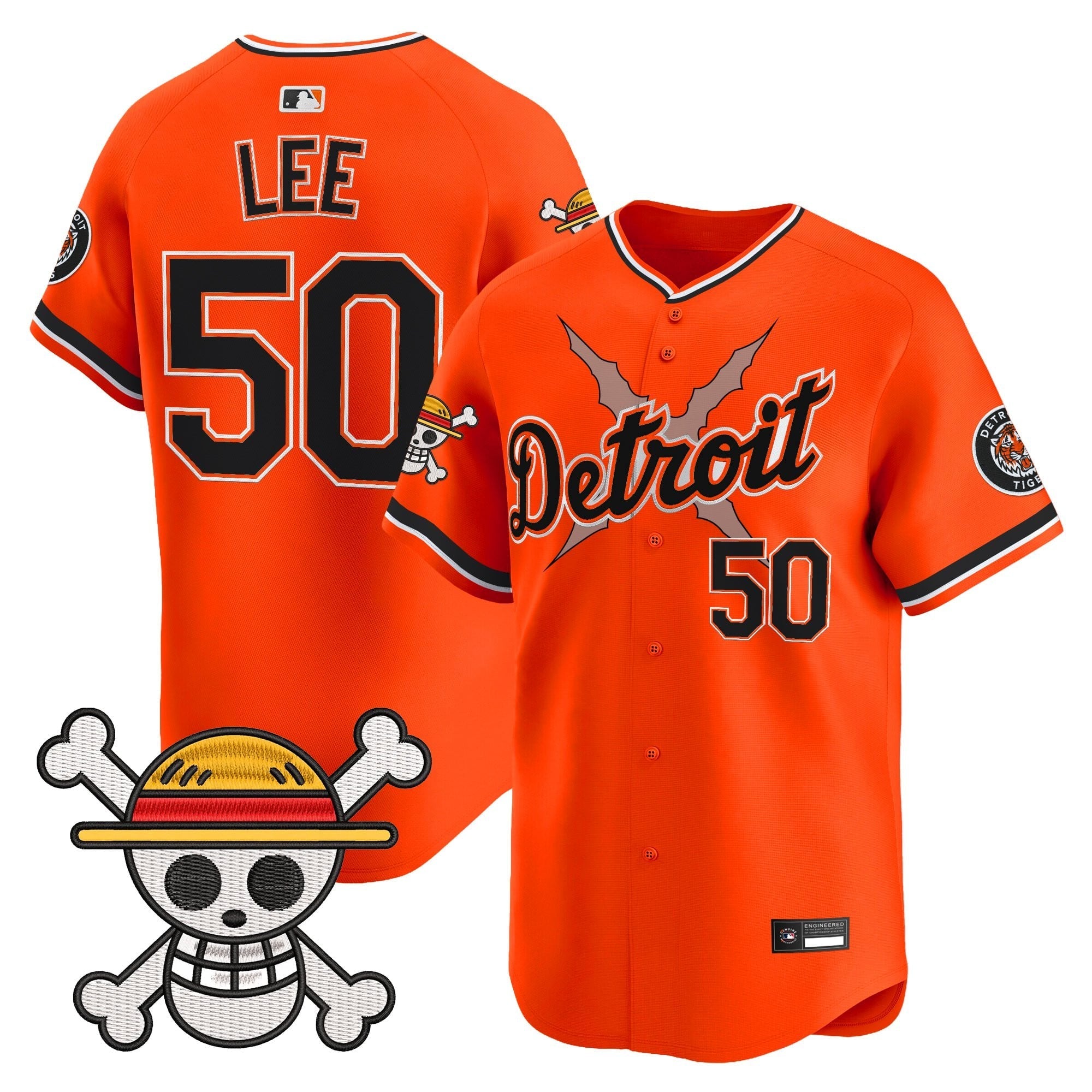 DET x  OP Vapor Premier Limited Jersey - Stitched